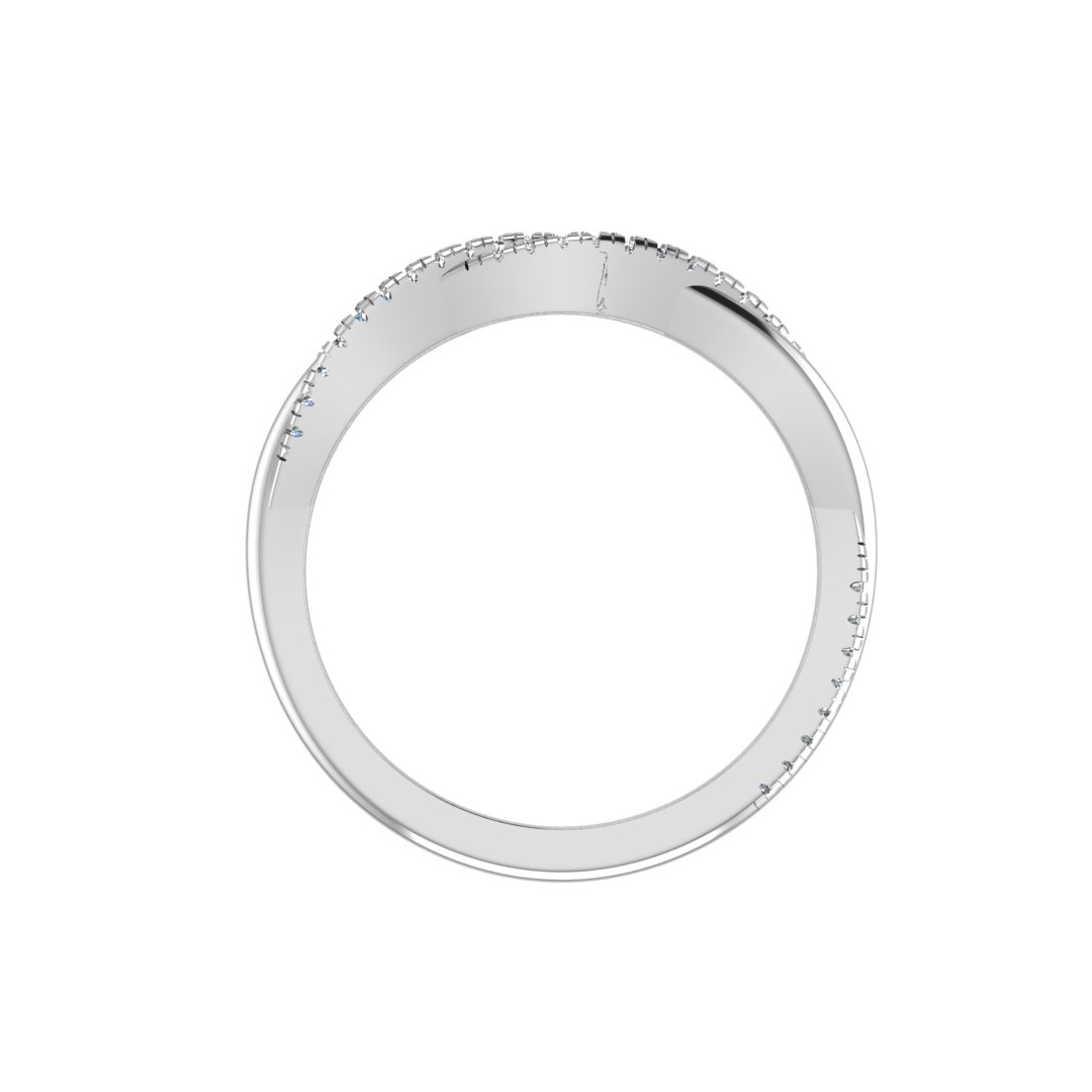 Emily Twisted Pave Band