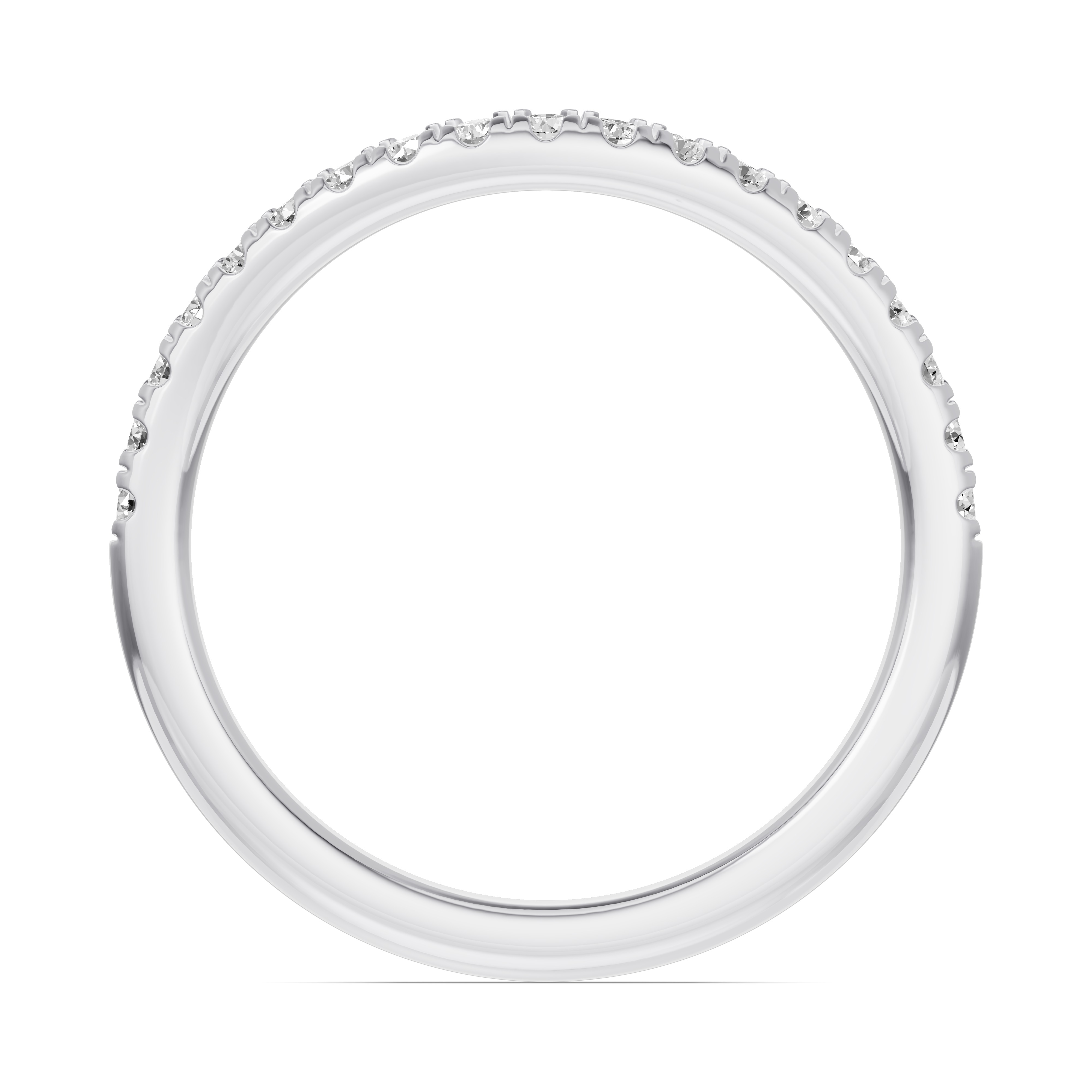 Classic Curved Pave Lab Band