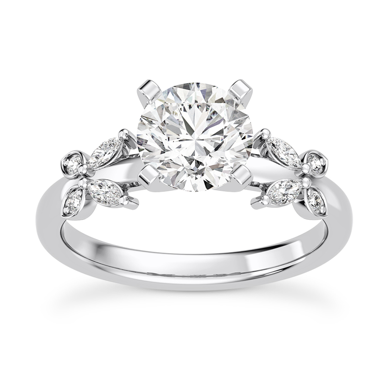Butterfly Engagement Ring
