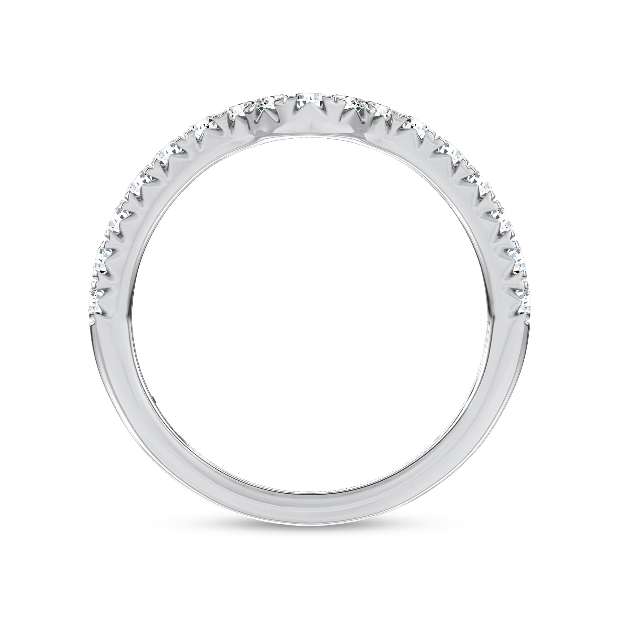 Ovation Contoured Pave Band by Christian Siriano