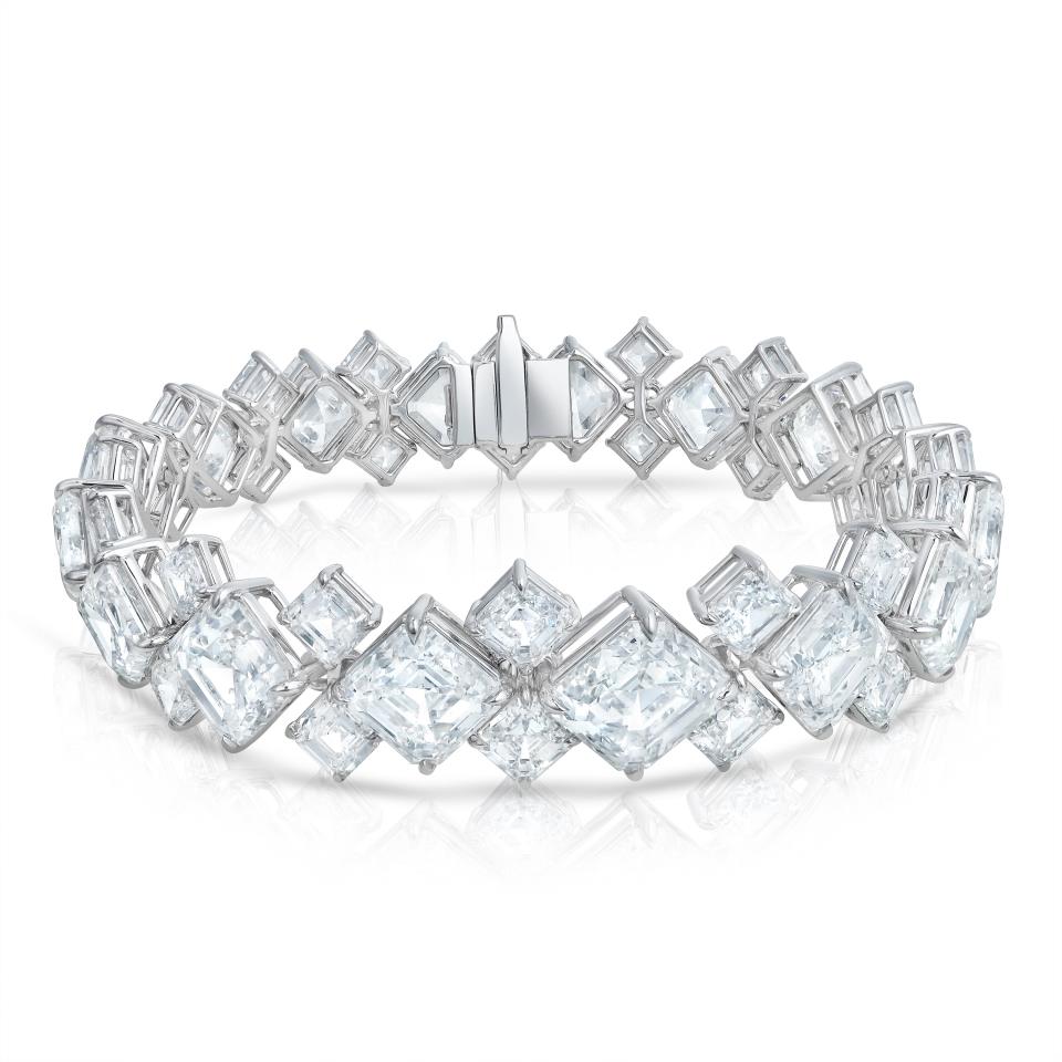 Asscher Diamond Masterpiece Bracelet (68.85 ct. tw.)