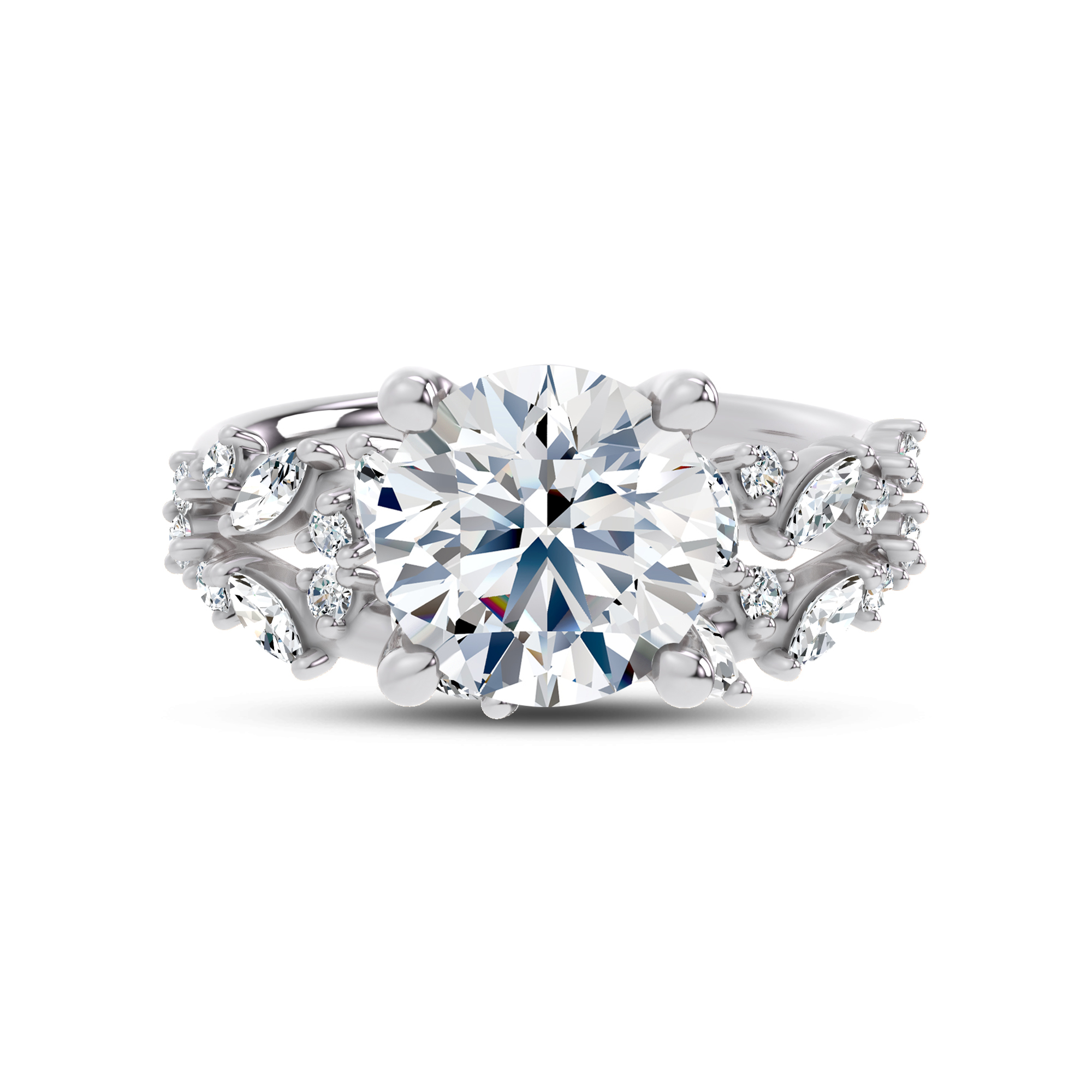 Hayley Scattered Diamond Band