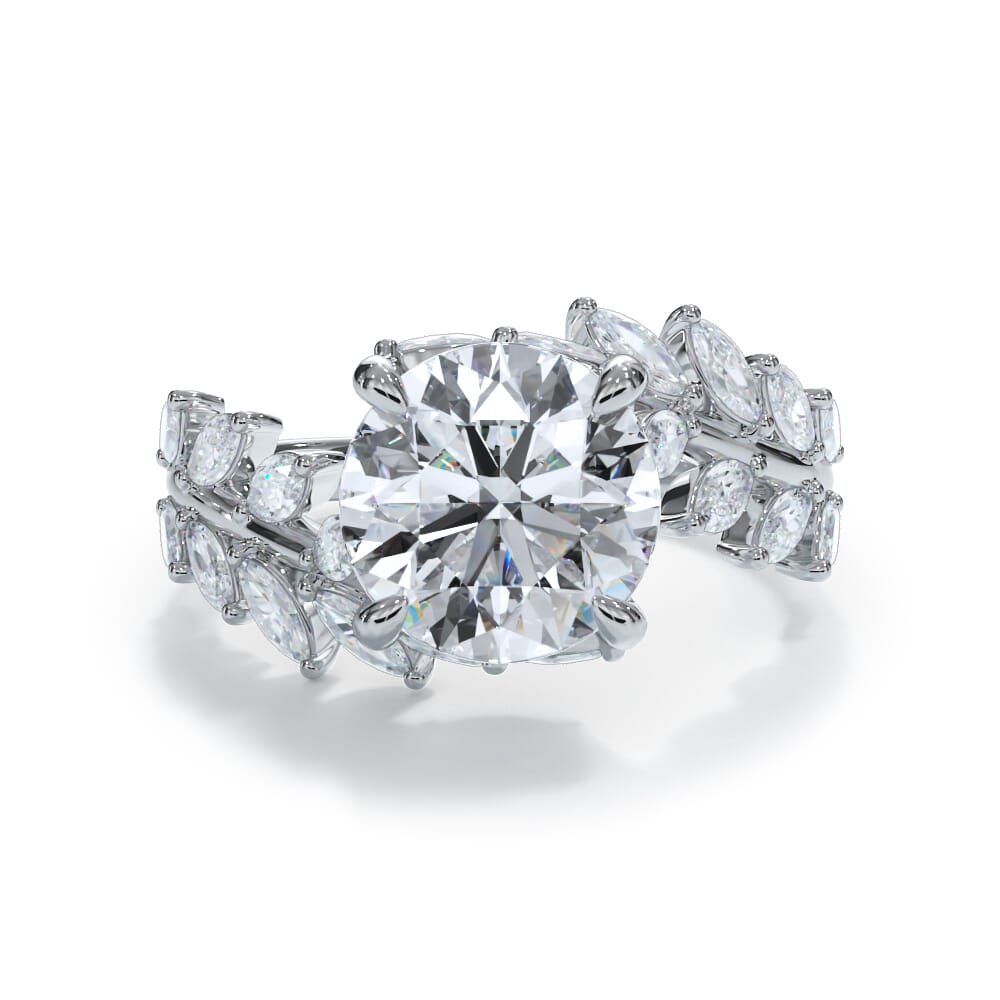 Veraison Marquise Vine Engagement Ring