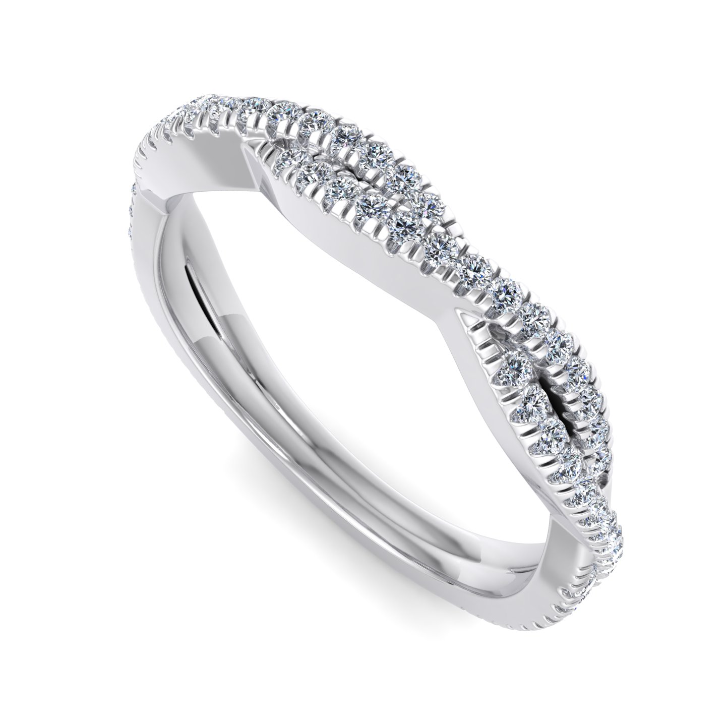 Jessica Twisted Pave Band