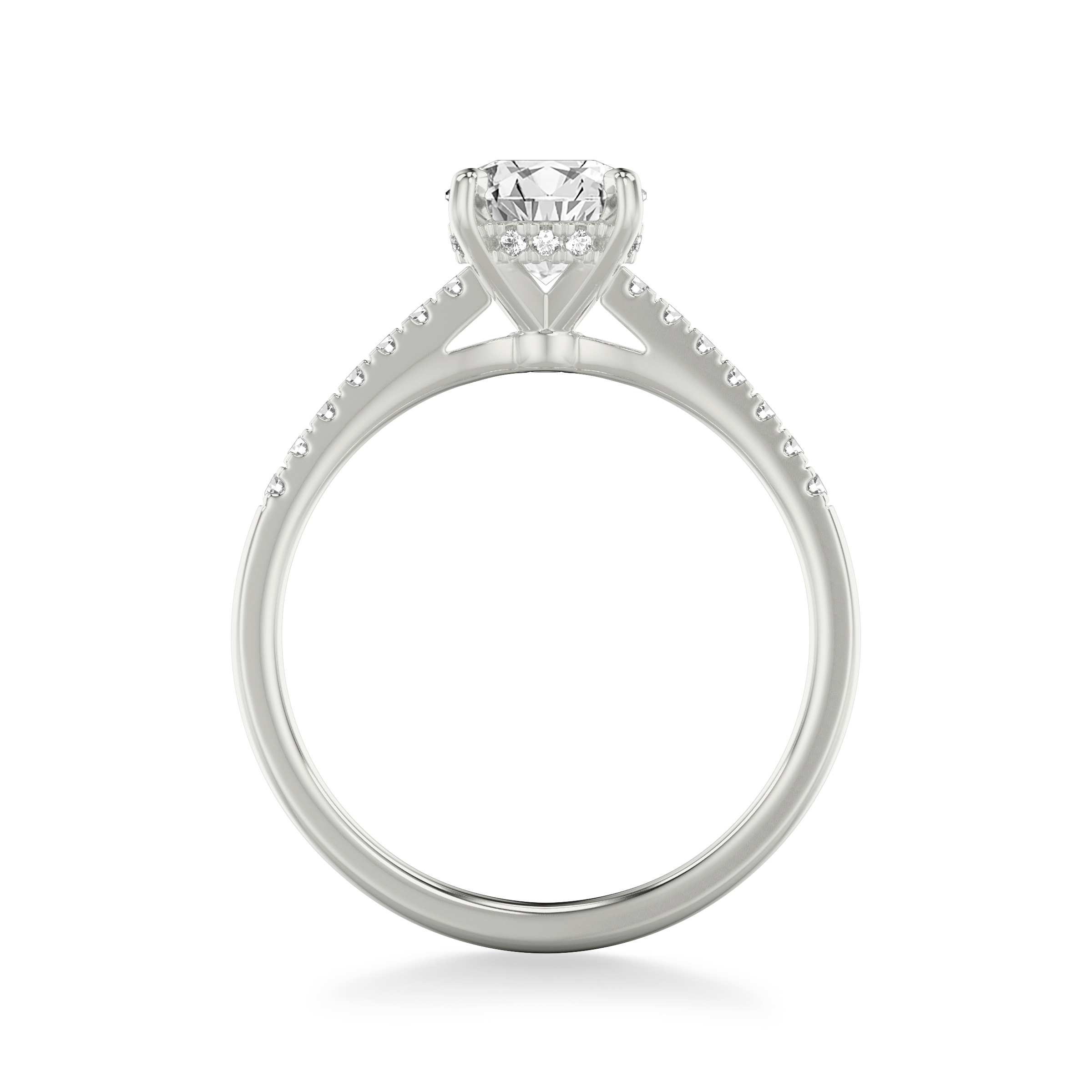 Daphne Hidden Halo Engagement Ring