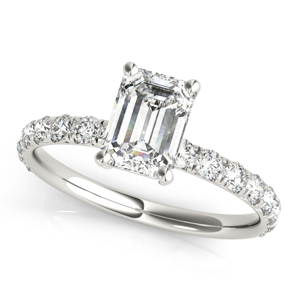 Aileen French Pave Engagement Ring