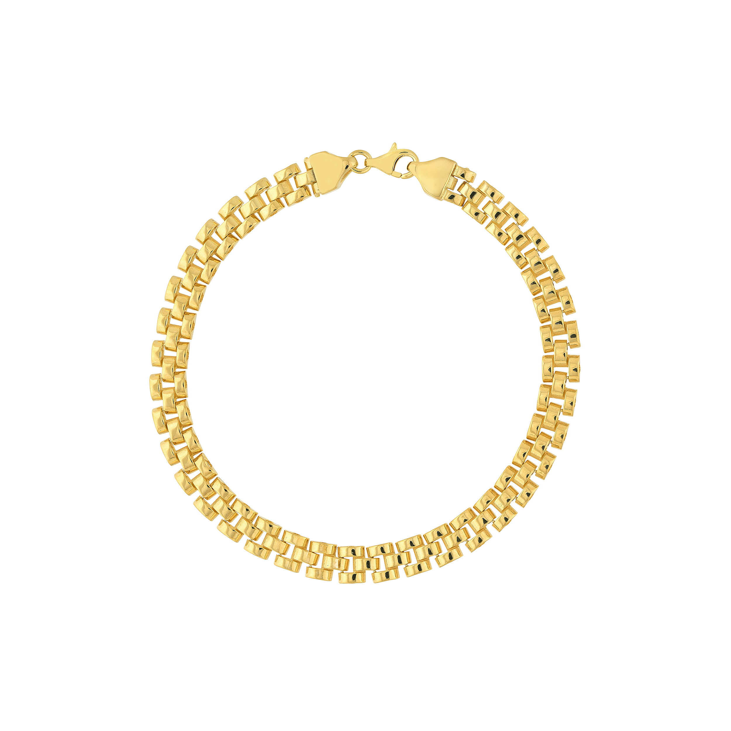 Triple Box Link Bracelet