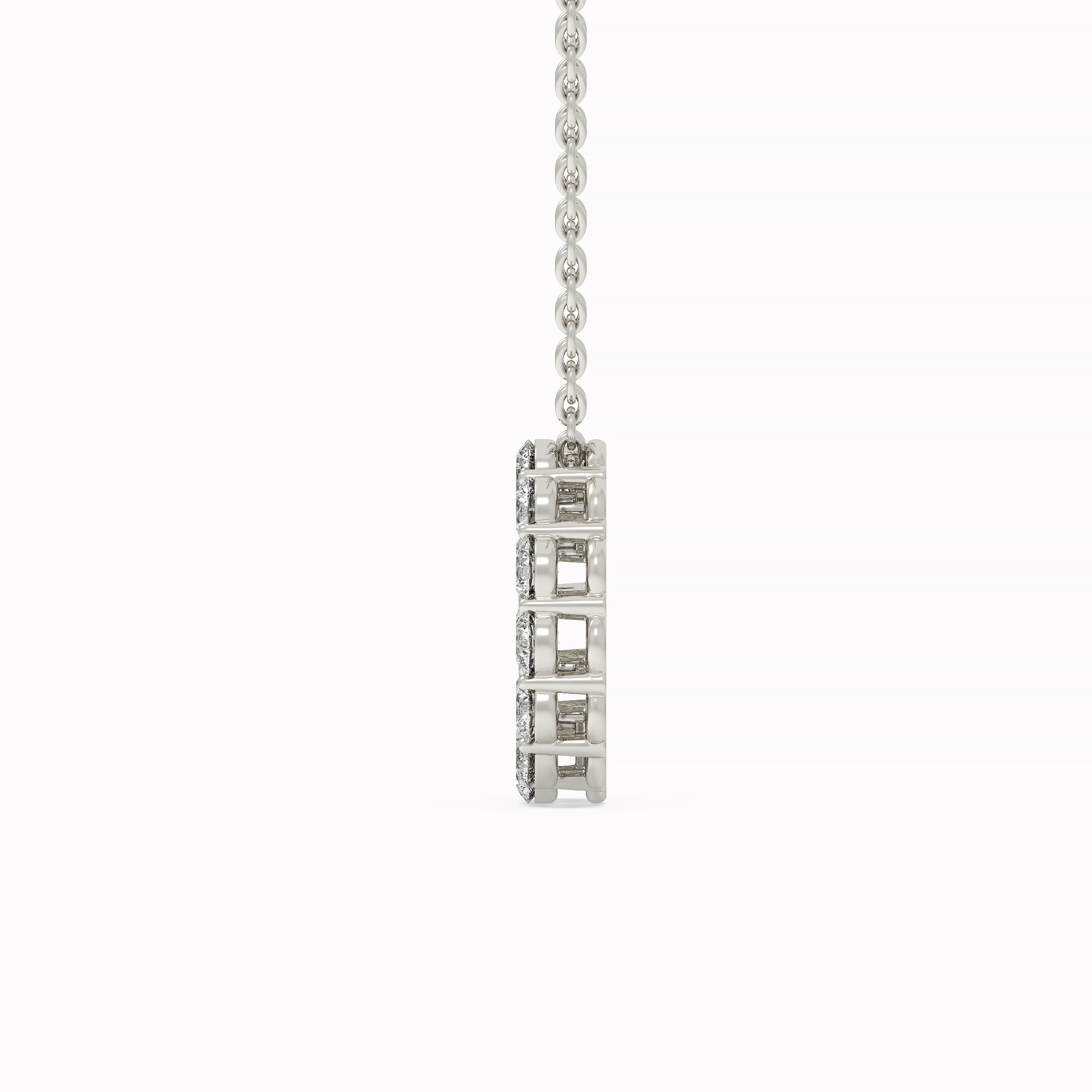 Circle Lab Diamond Necklace