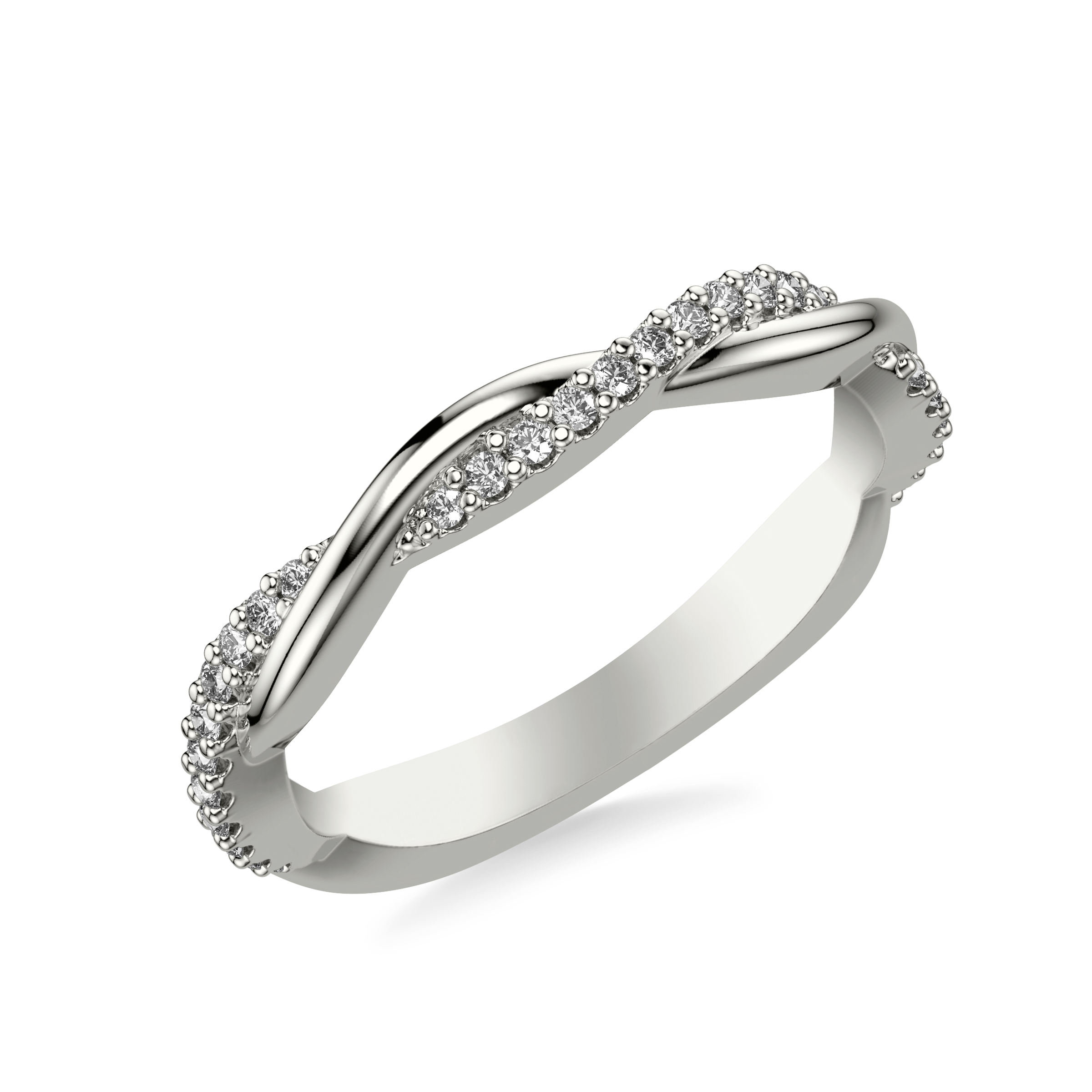 Linda Twisted Pave Band