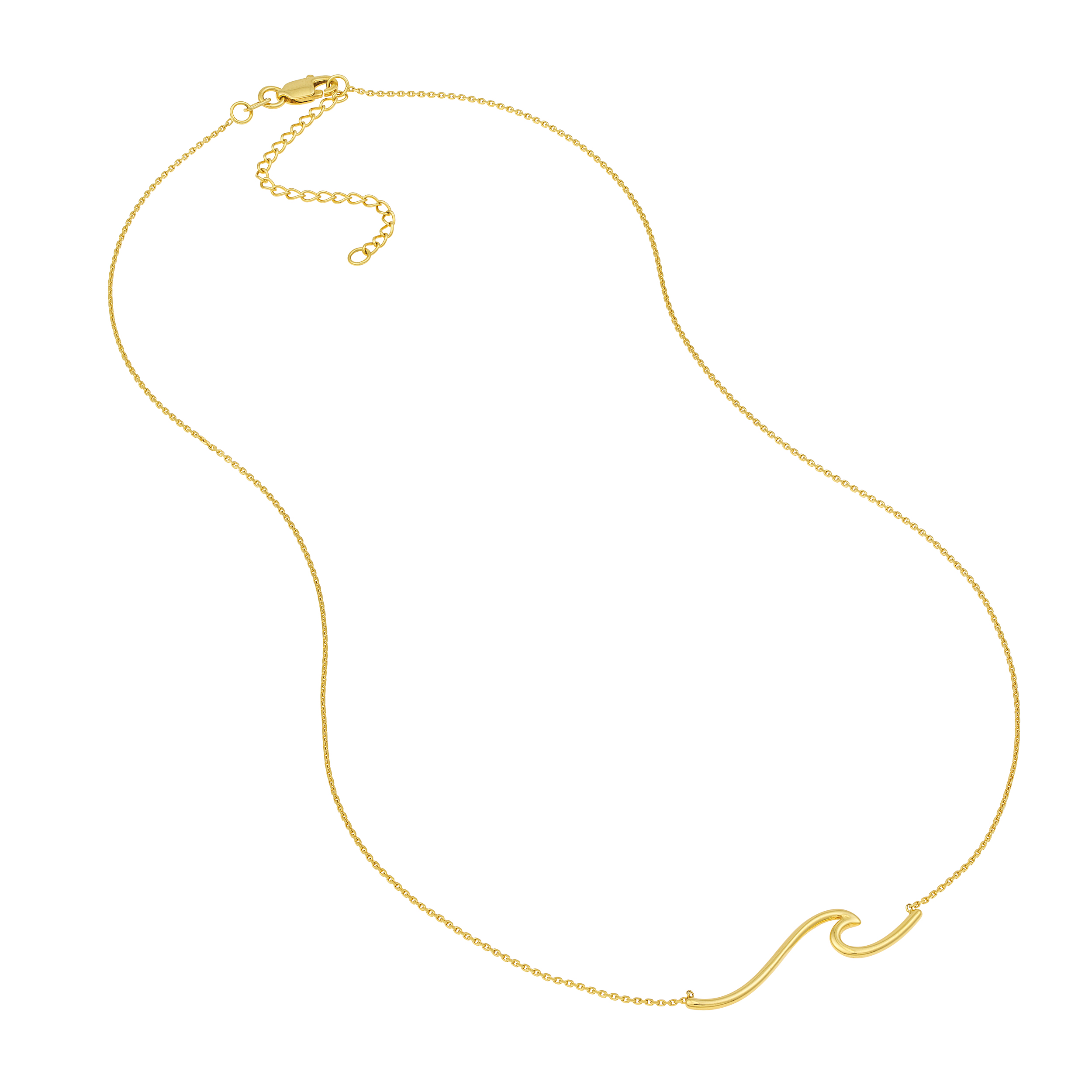 Wave Gold Necklace