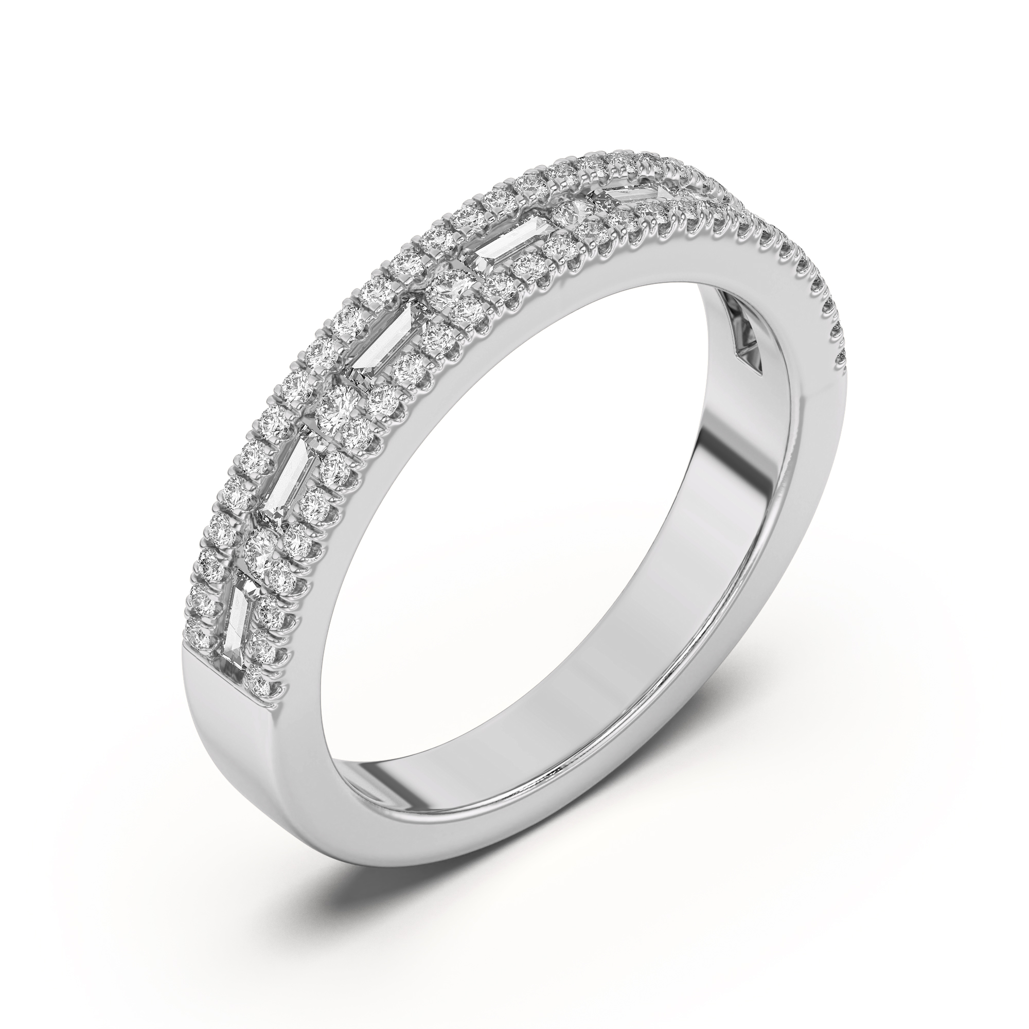 Rochelle Triple Row Diamond Band