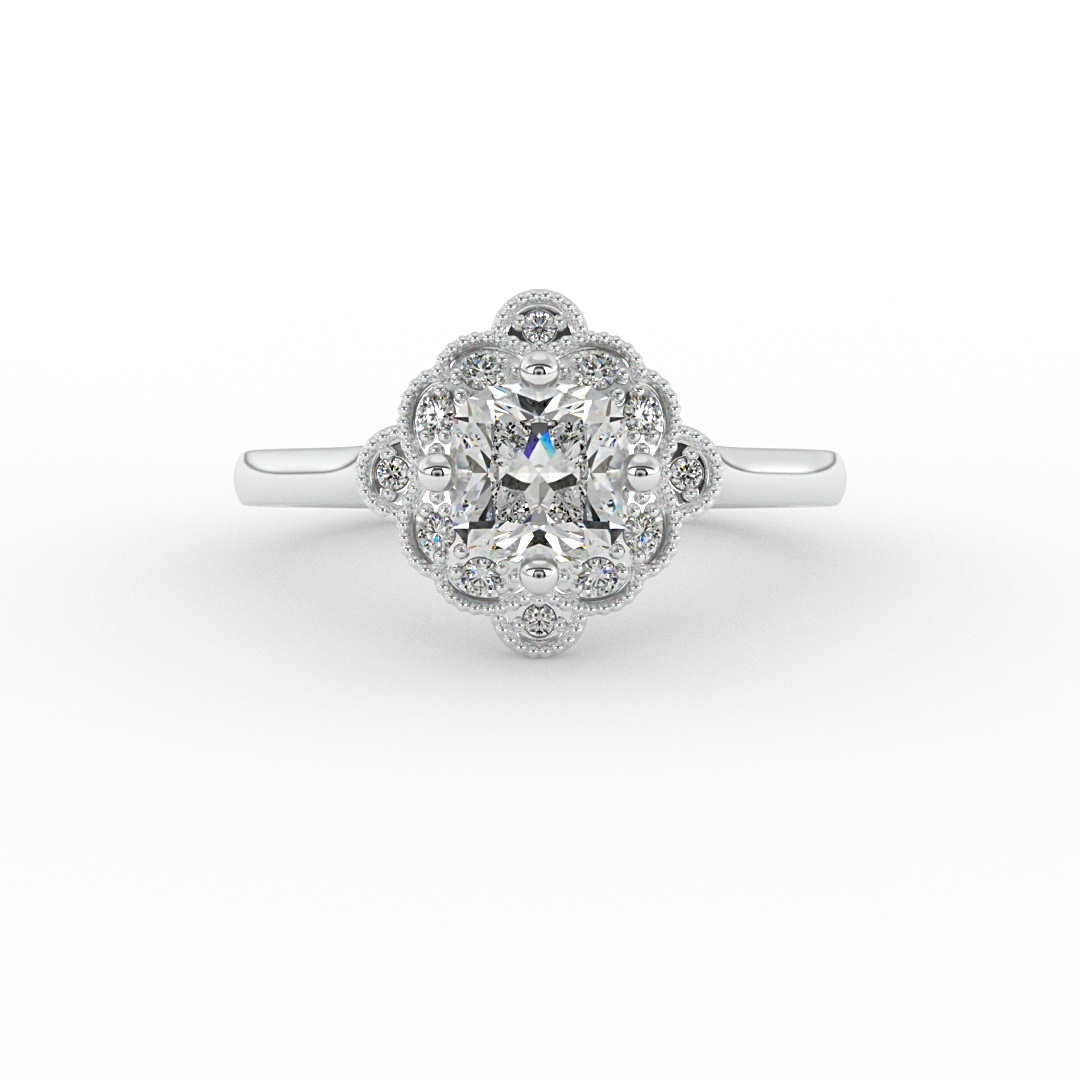 Brinley Halo Engagement Ring