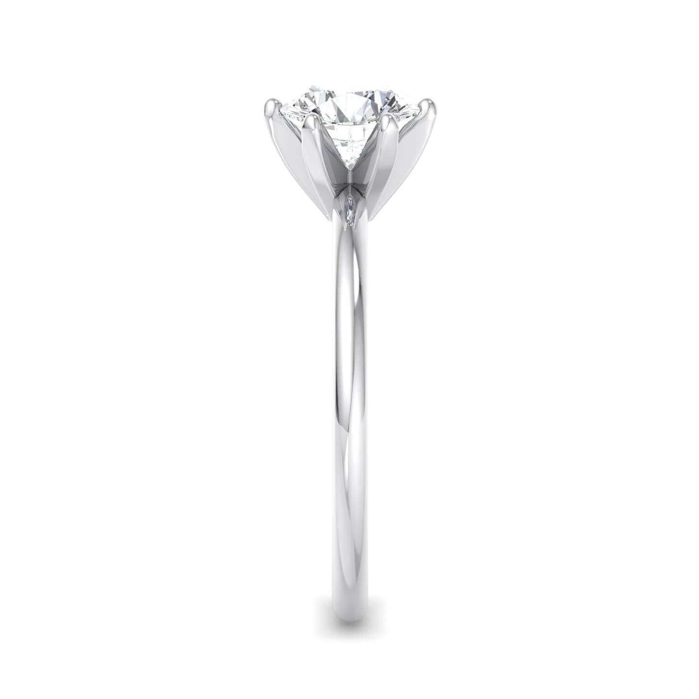 Genevieve 6 Prong Solitaire Engagement Ring