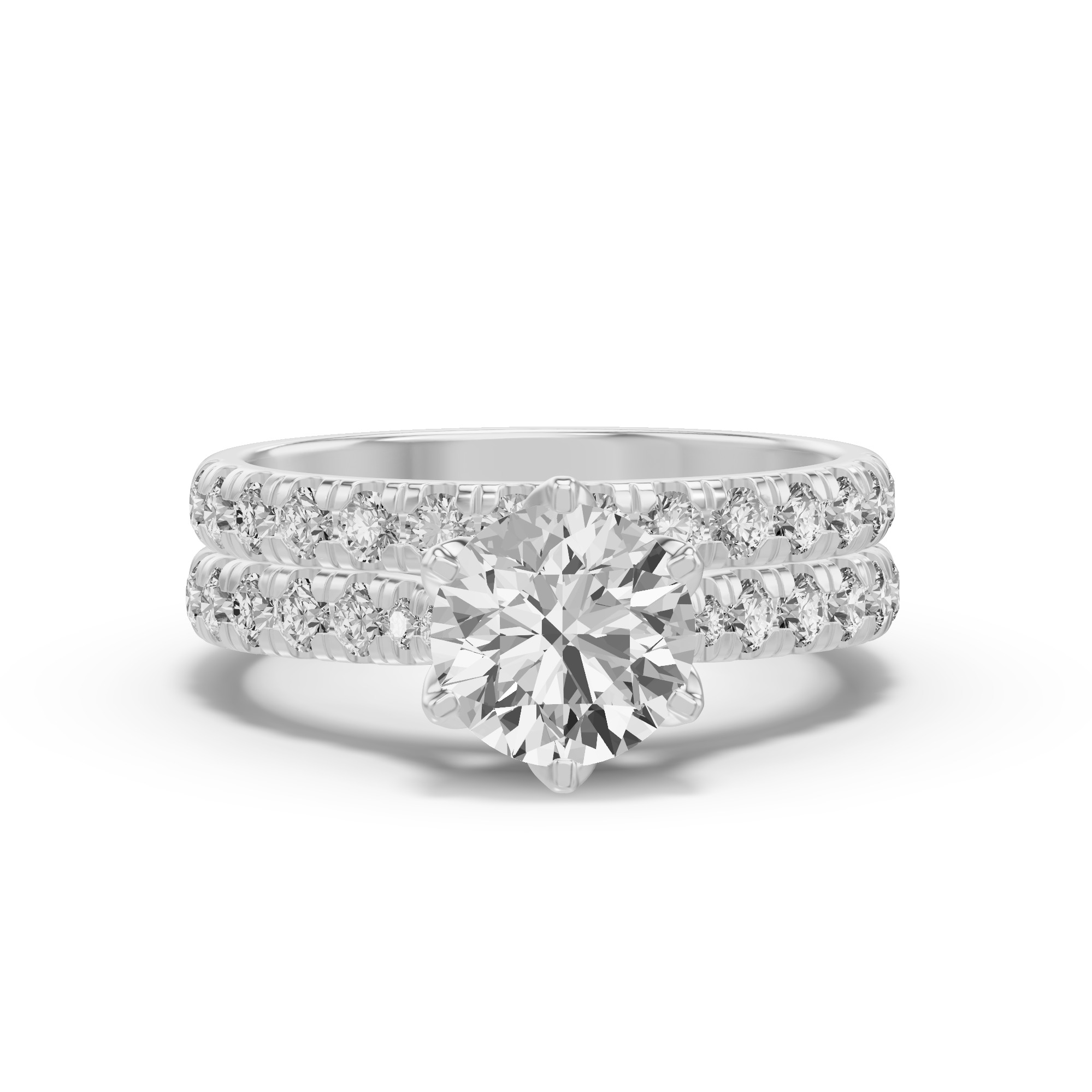 Marigold Royale Pave Band