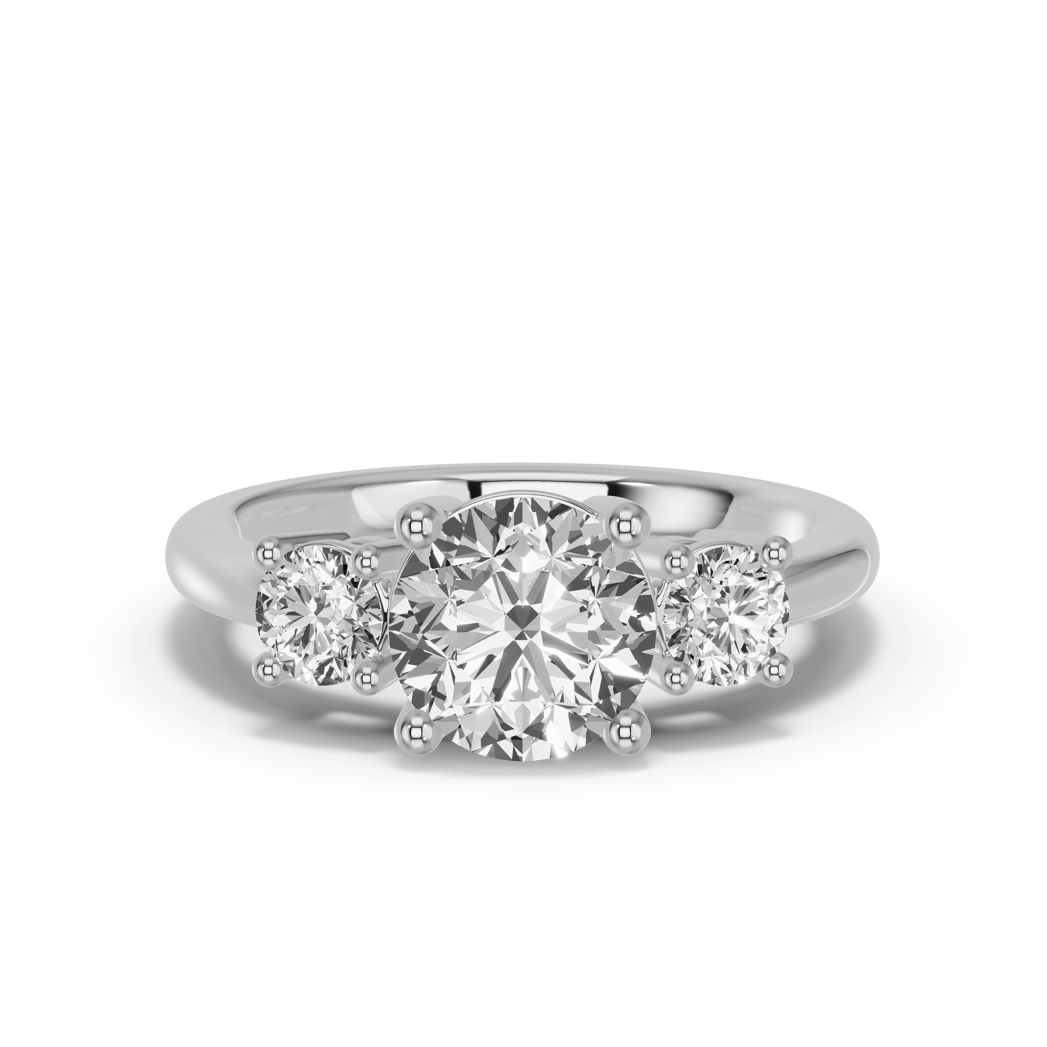 Classic Three-Stone Engagement Ring