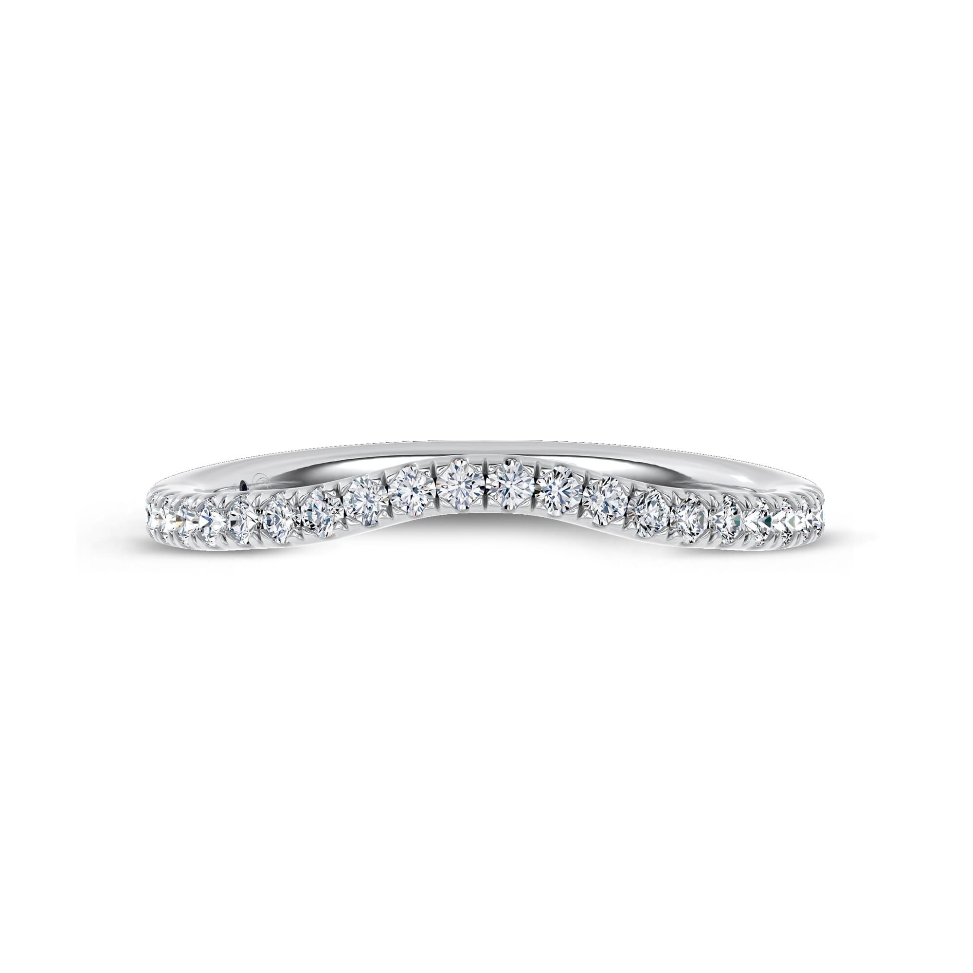 Serenade Contoured Pave Band by Christian Siriano