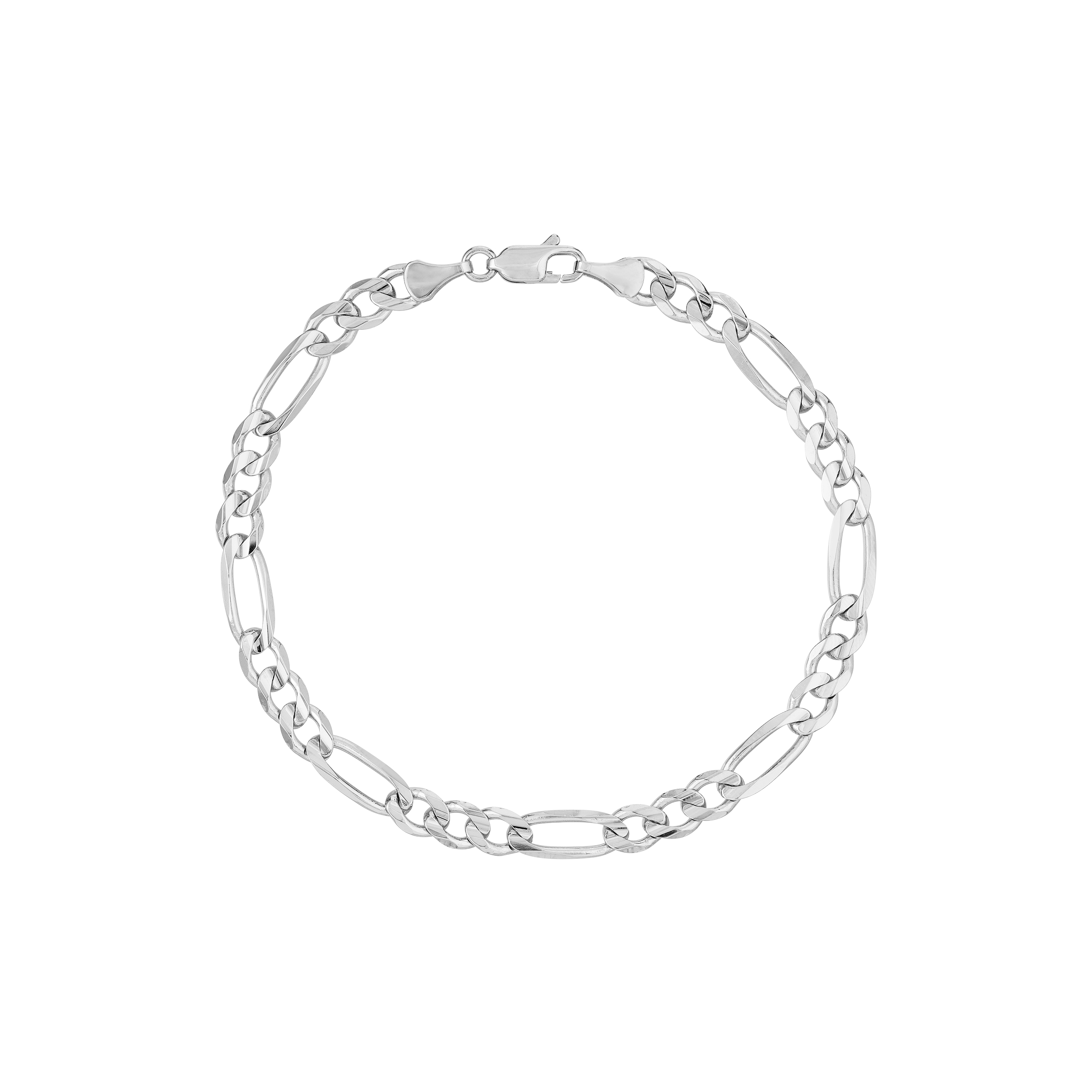 Concave Figaro Bracelet (5.8mm, 8.5")