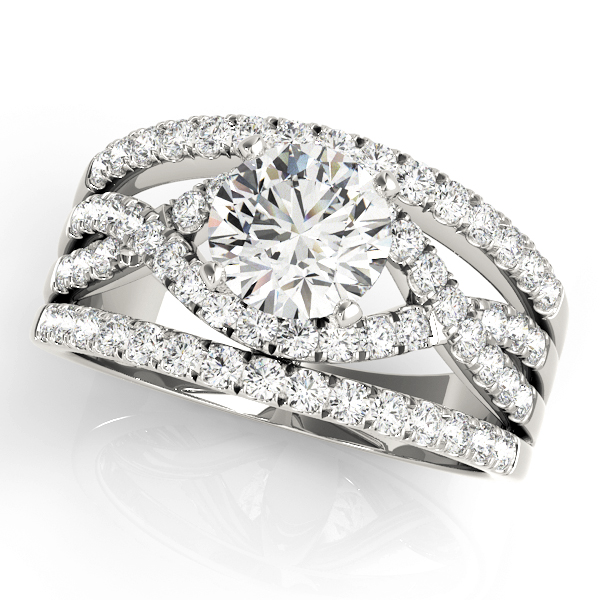 Ama Pave Diamond Engagement Ring