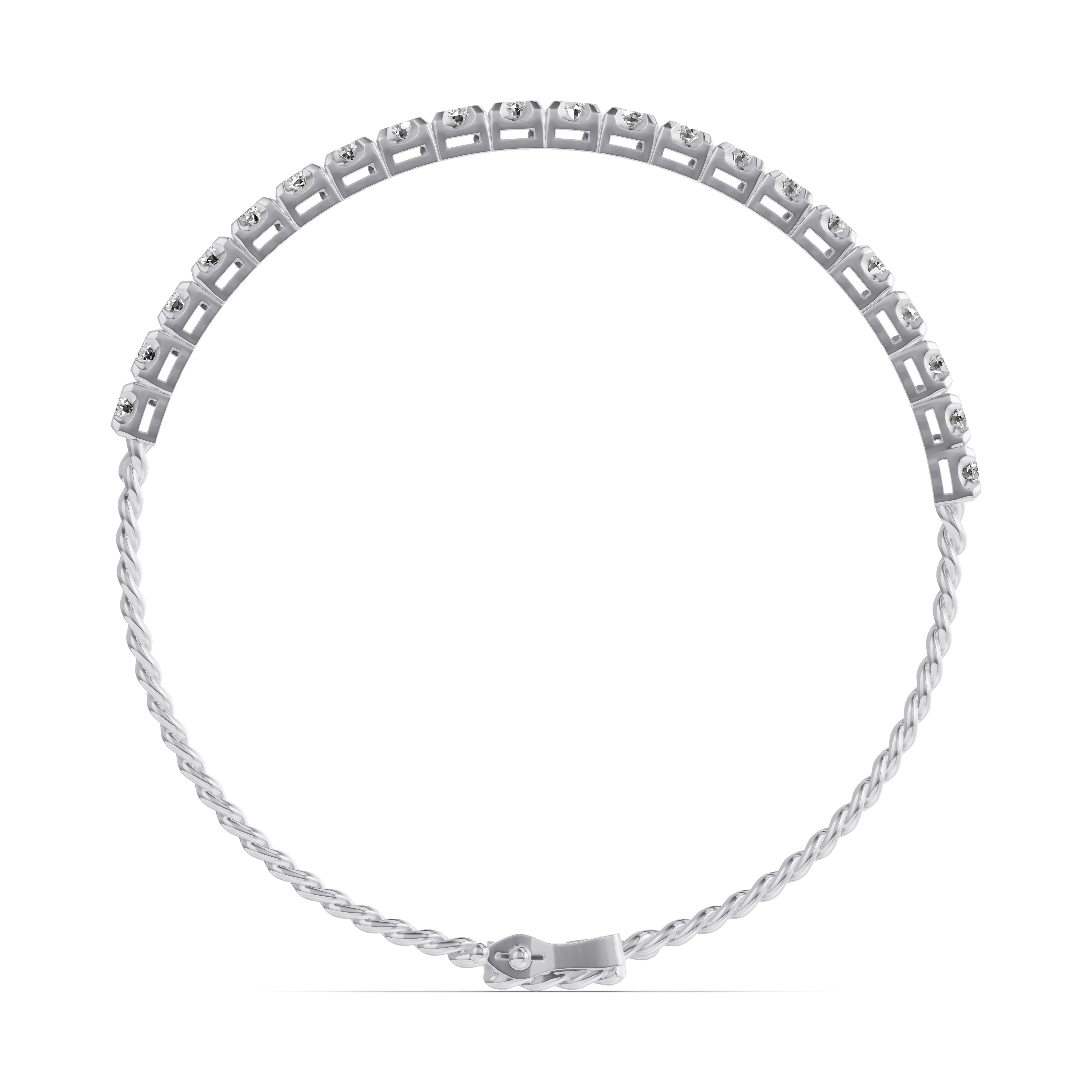 Sculpted Diamond Cuban Link Bracelet (1.50 ct. tw.)