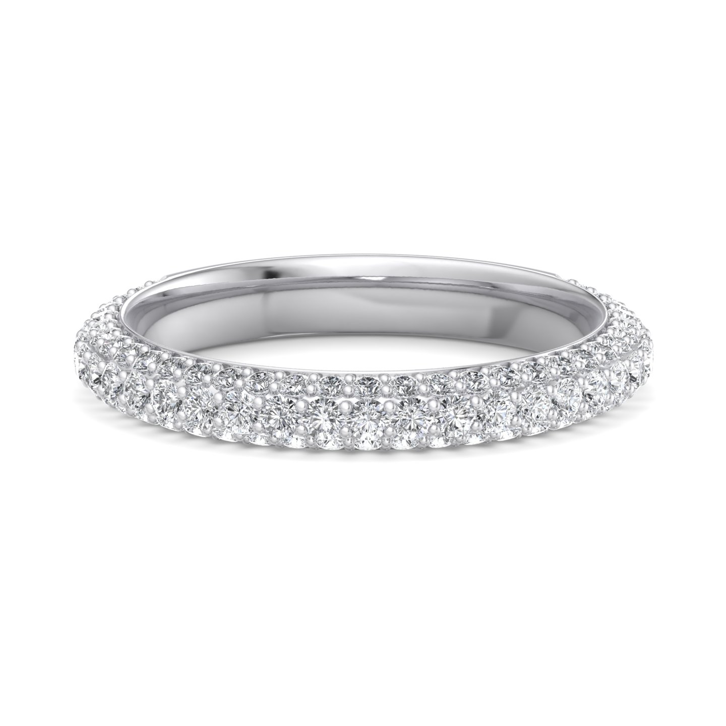 Skyler Rolled Pave Band