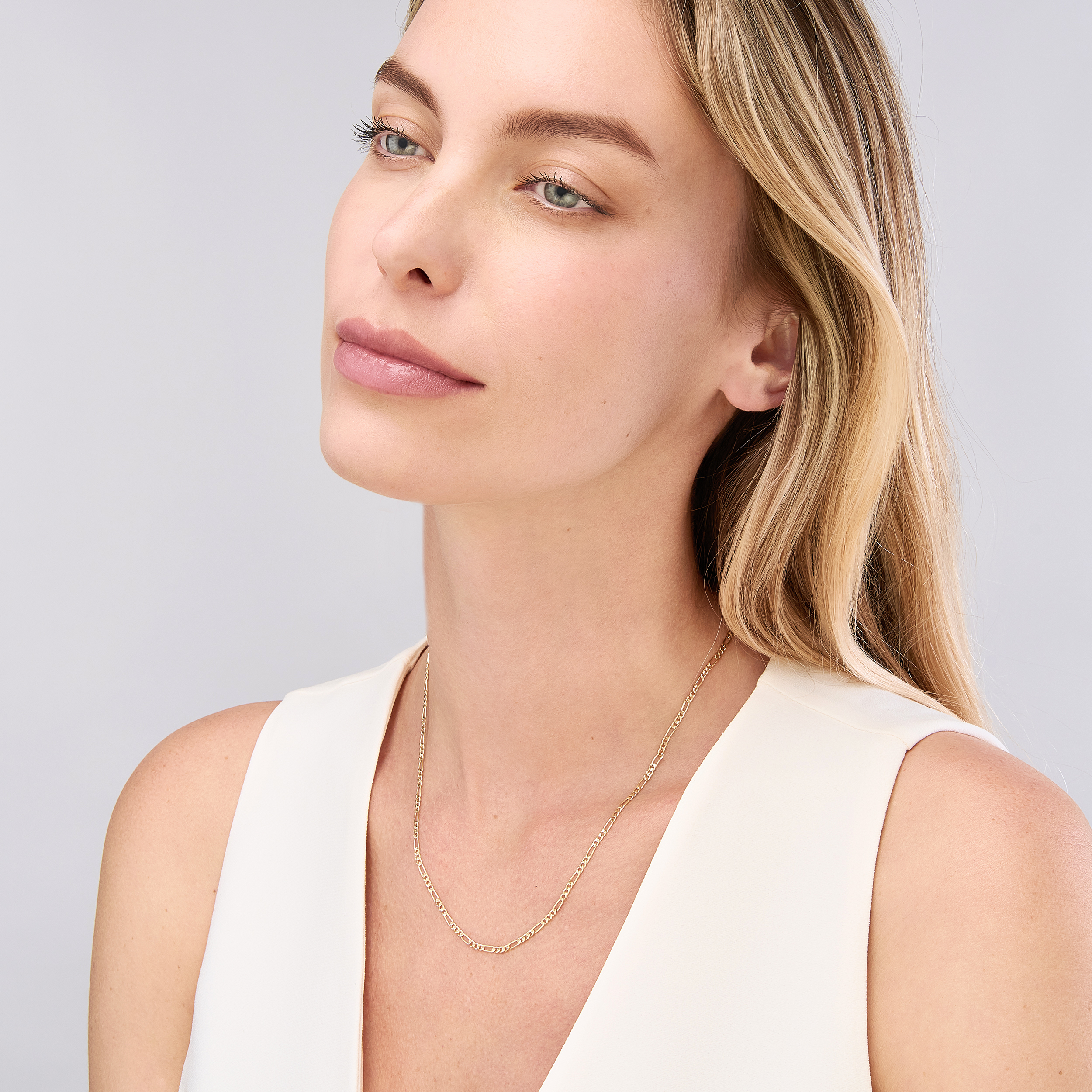Figaro Gold Necklace (18 Inches)