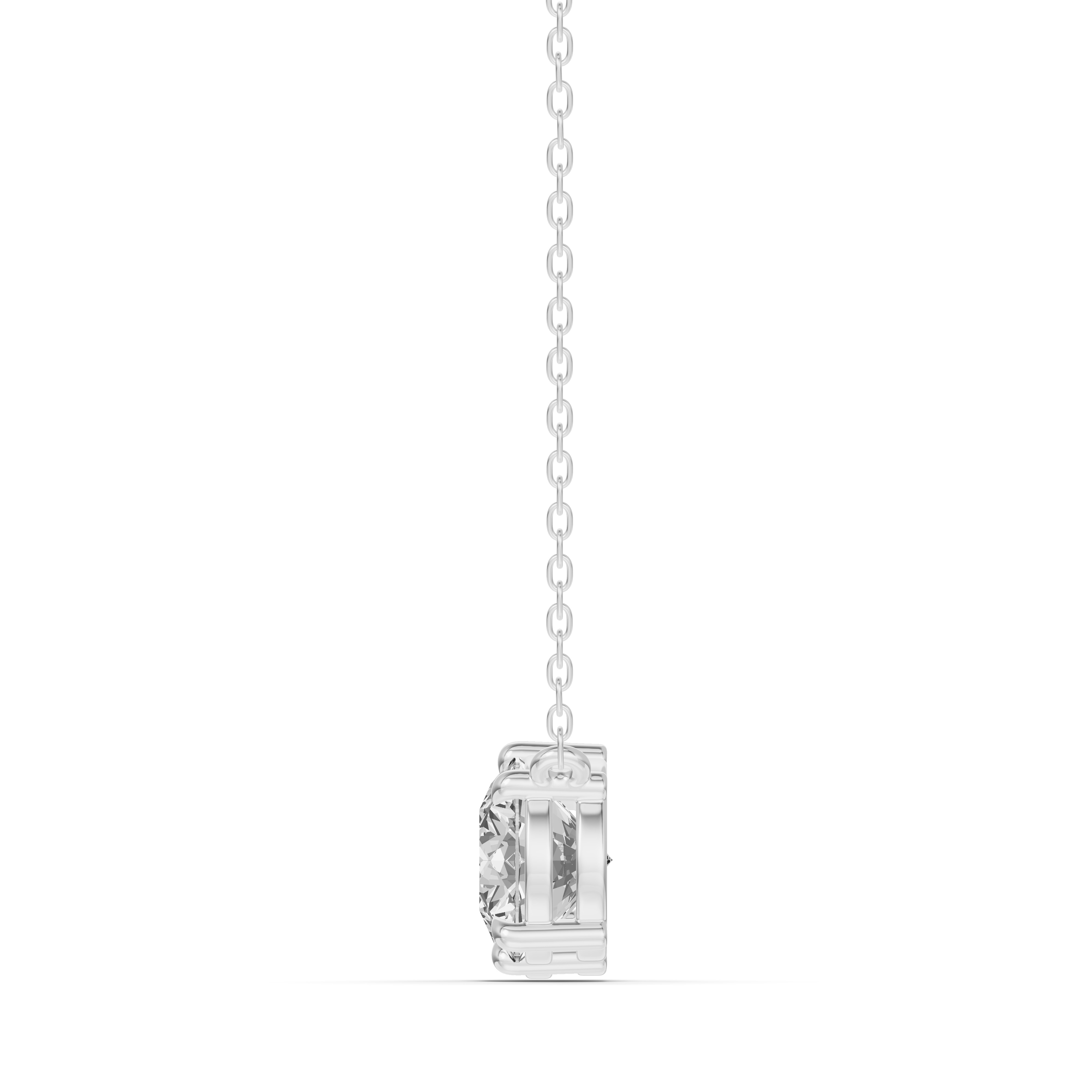 Toi et Moi Pear and Round Lab Diamond Necklace (1.50 ct. tw.)