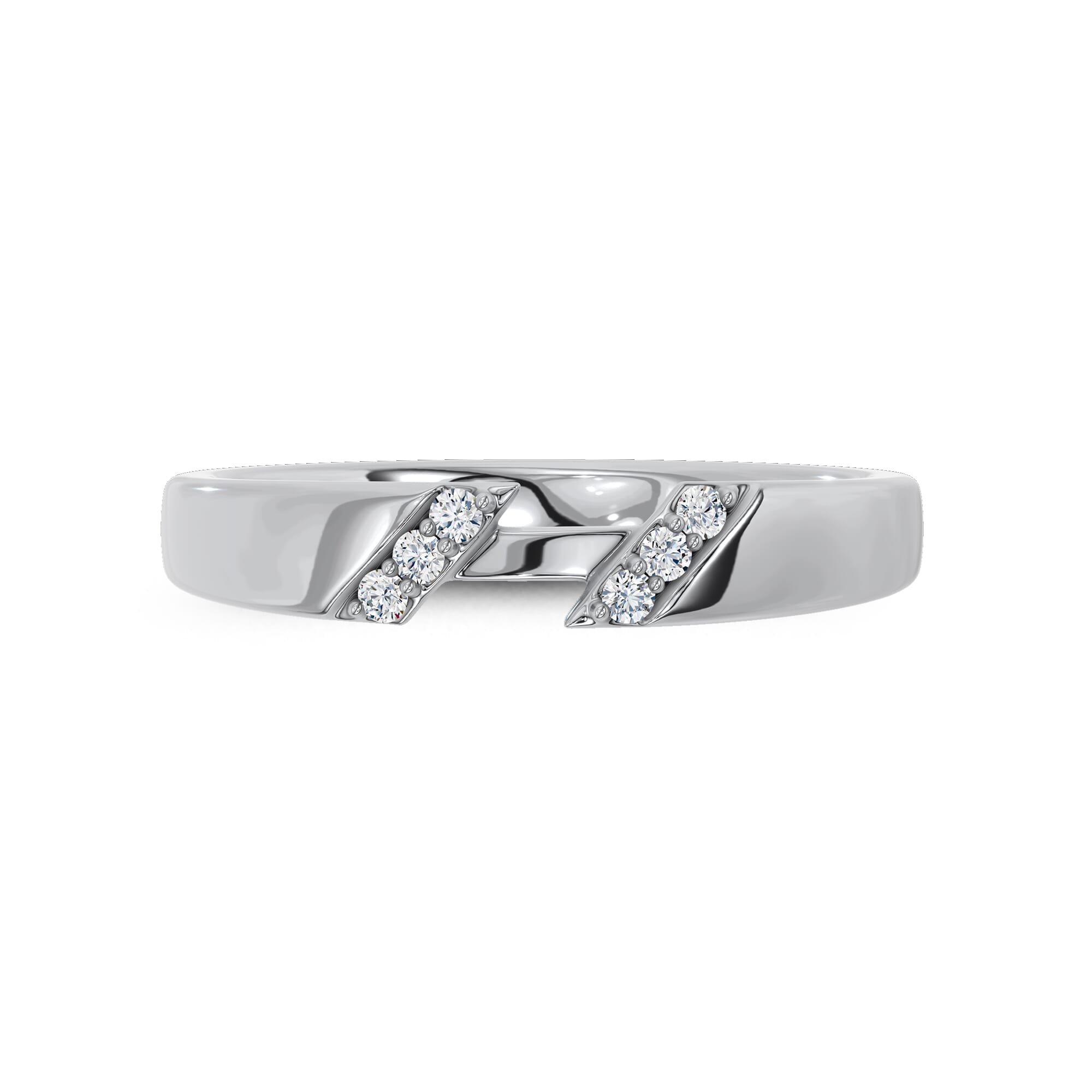 Versant Open Pave Diamond Band