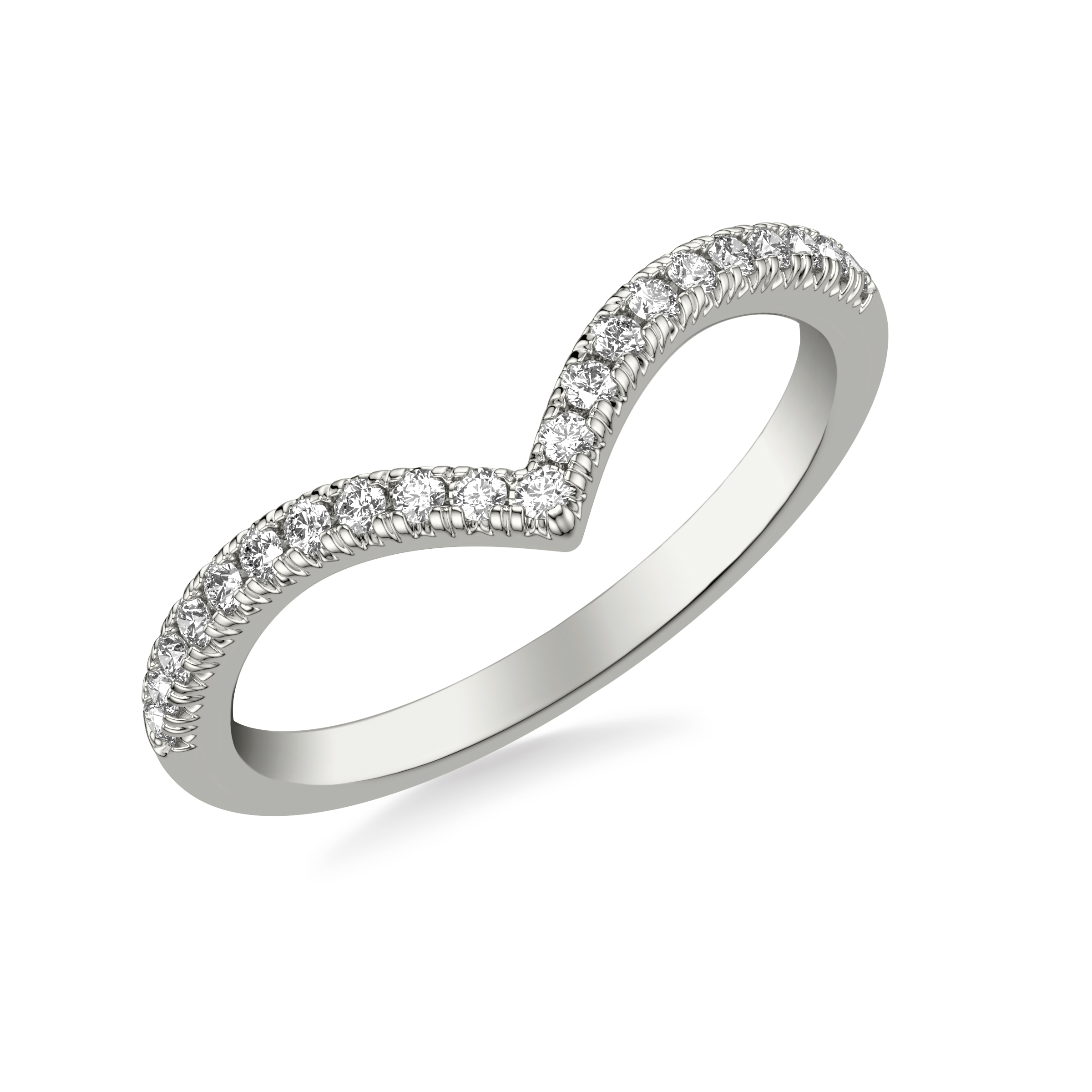 Zoe Pave Diamond Chevron Band