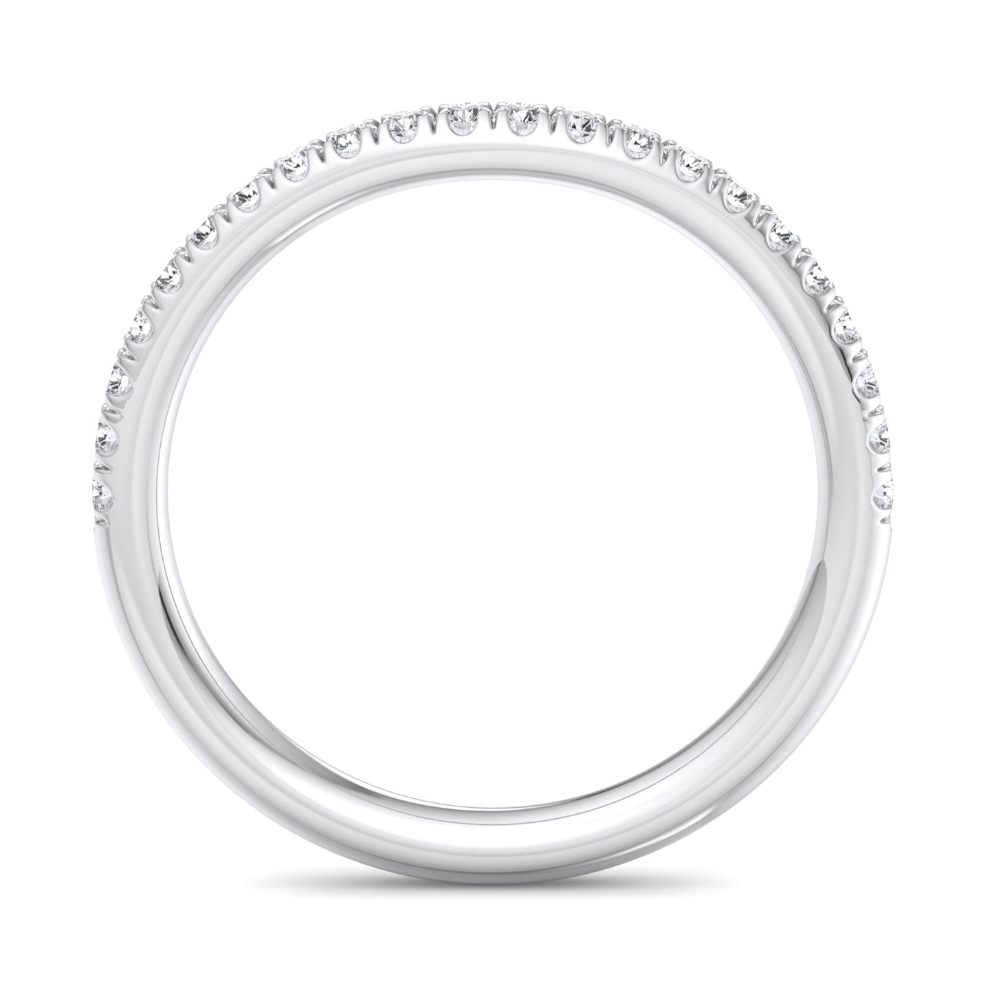 Aleena Curved Pave Band