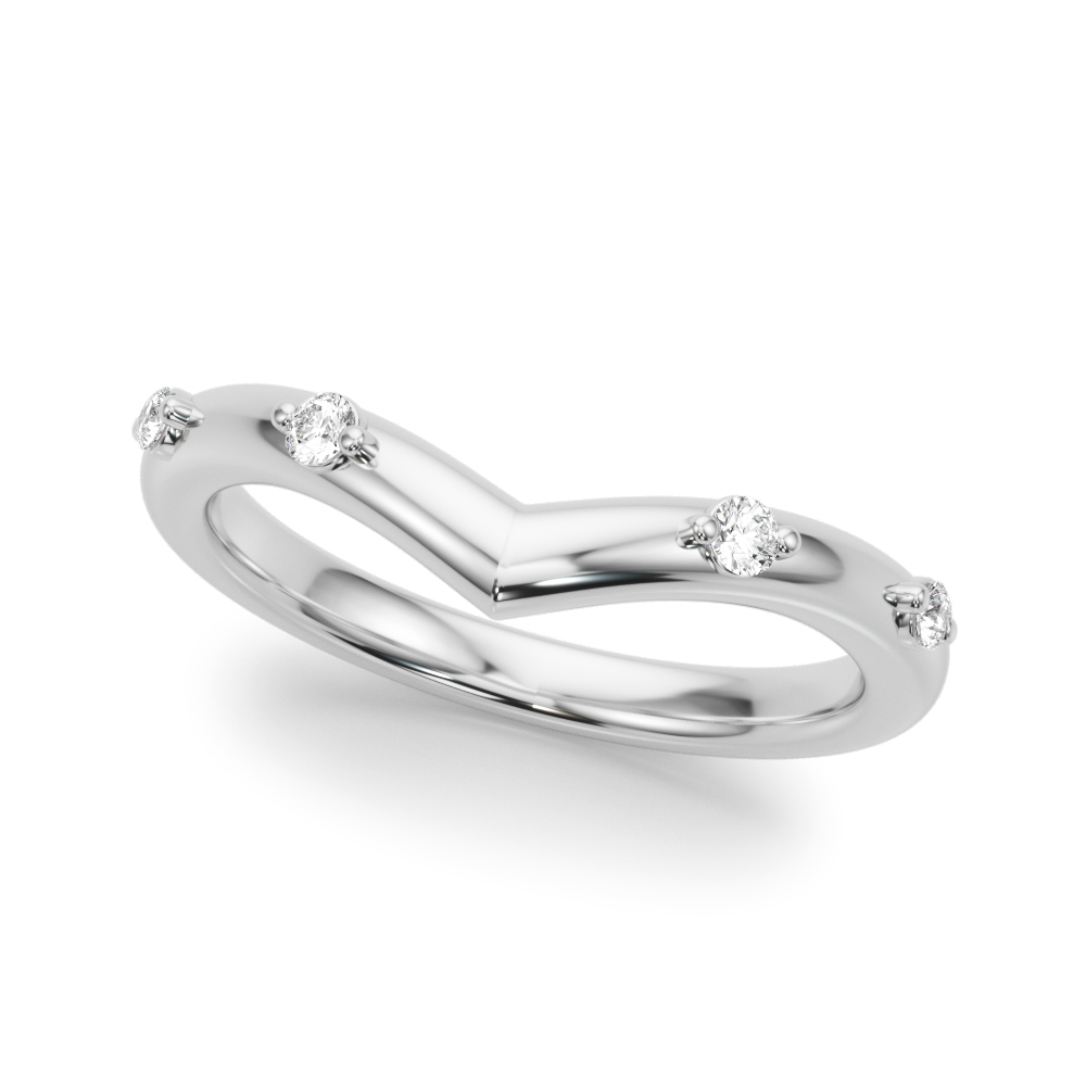 Aspyn Chevron Diamond Band