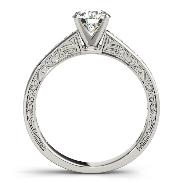 Rainey Vintage Inspired Channel Diamond Engagement Ring
