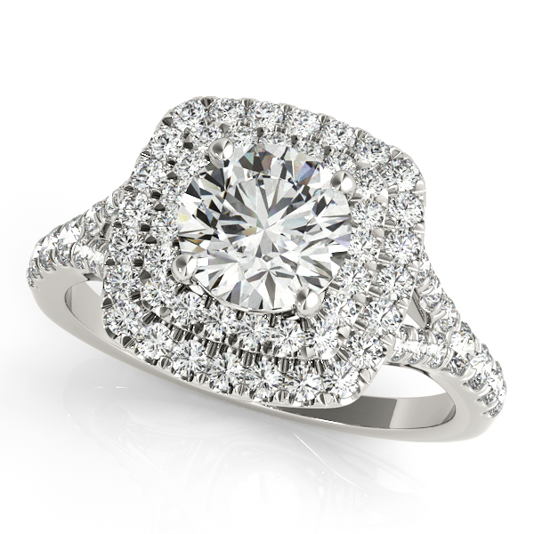 Ellery Double Halo Engagement Ring