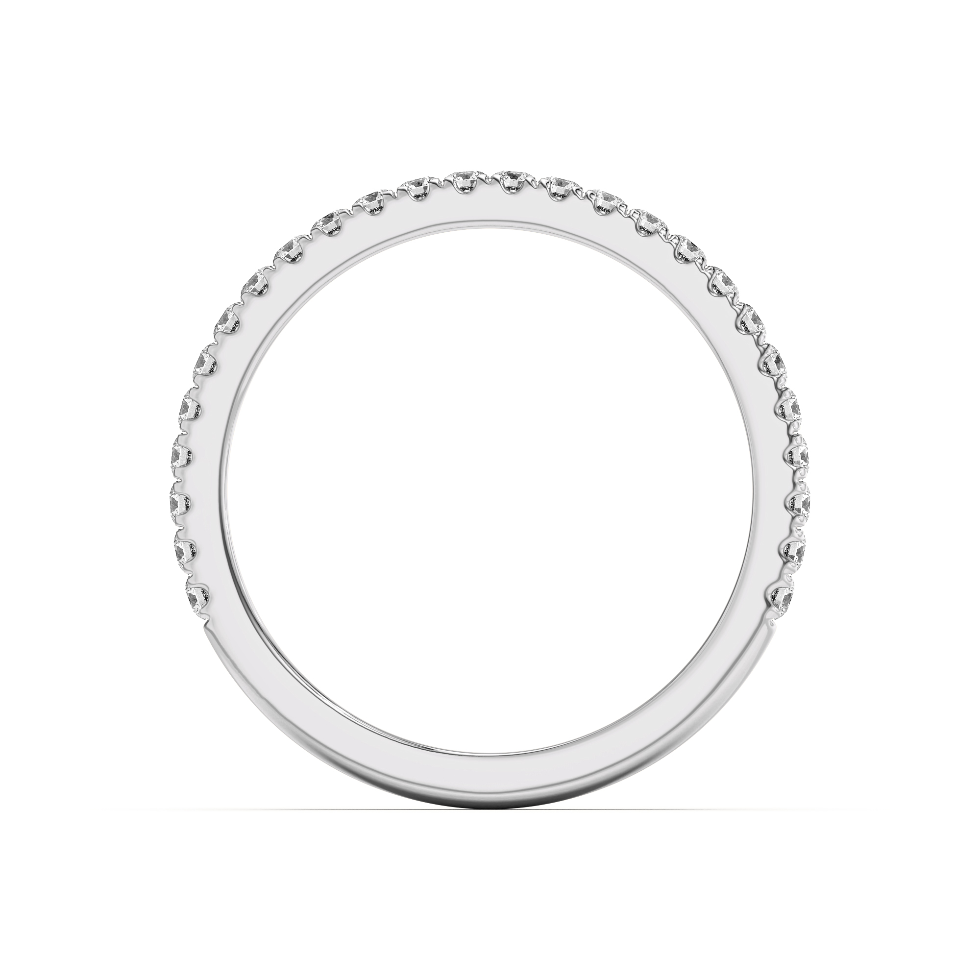 Hope Classic Pave Matching Wedding Band
