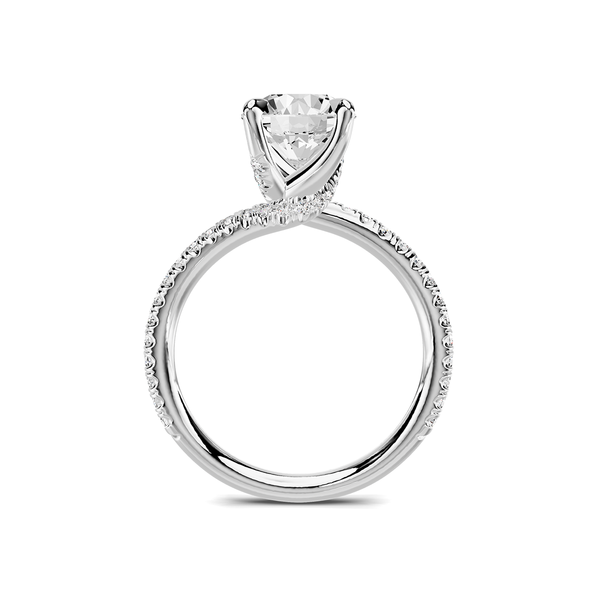 Torvia Pave Engagement Ring