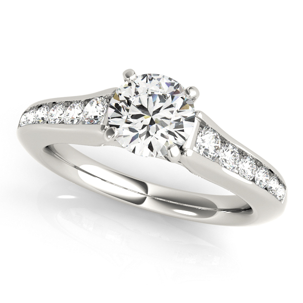 Sable Channel Diamond Engagement Ring