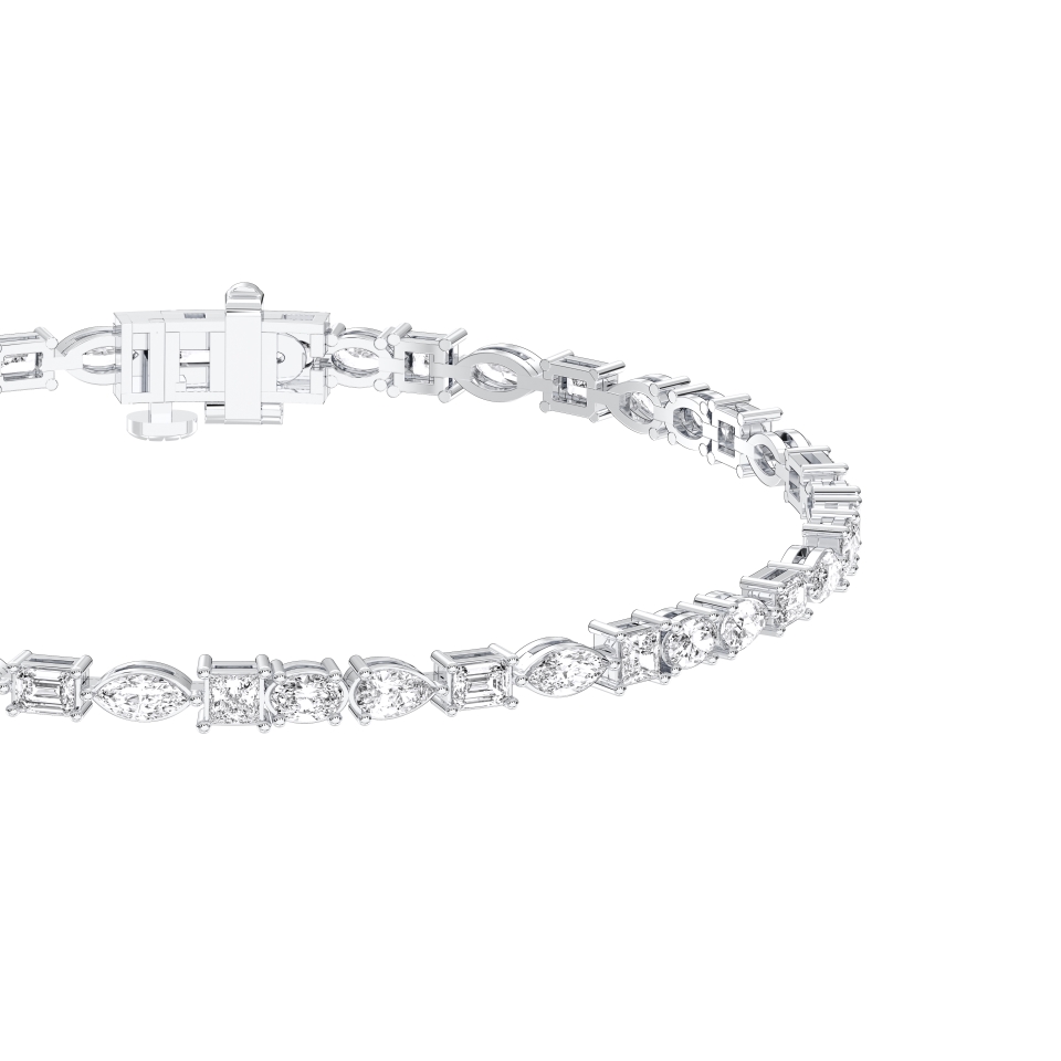 Isara Mixed Shape Diamond Bracelet