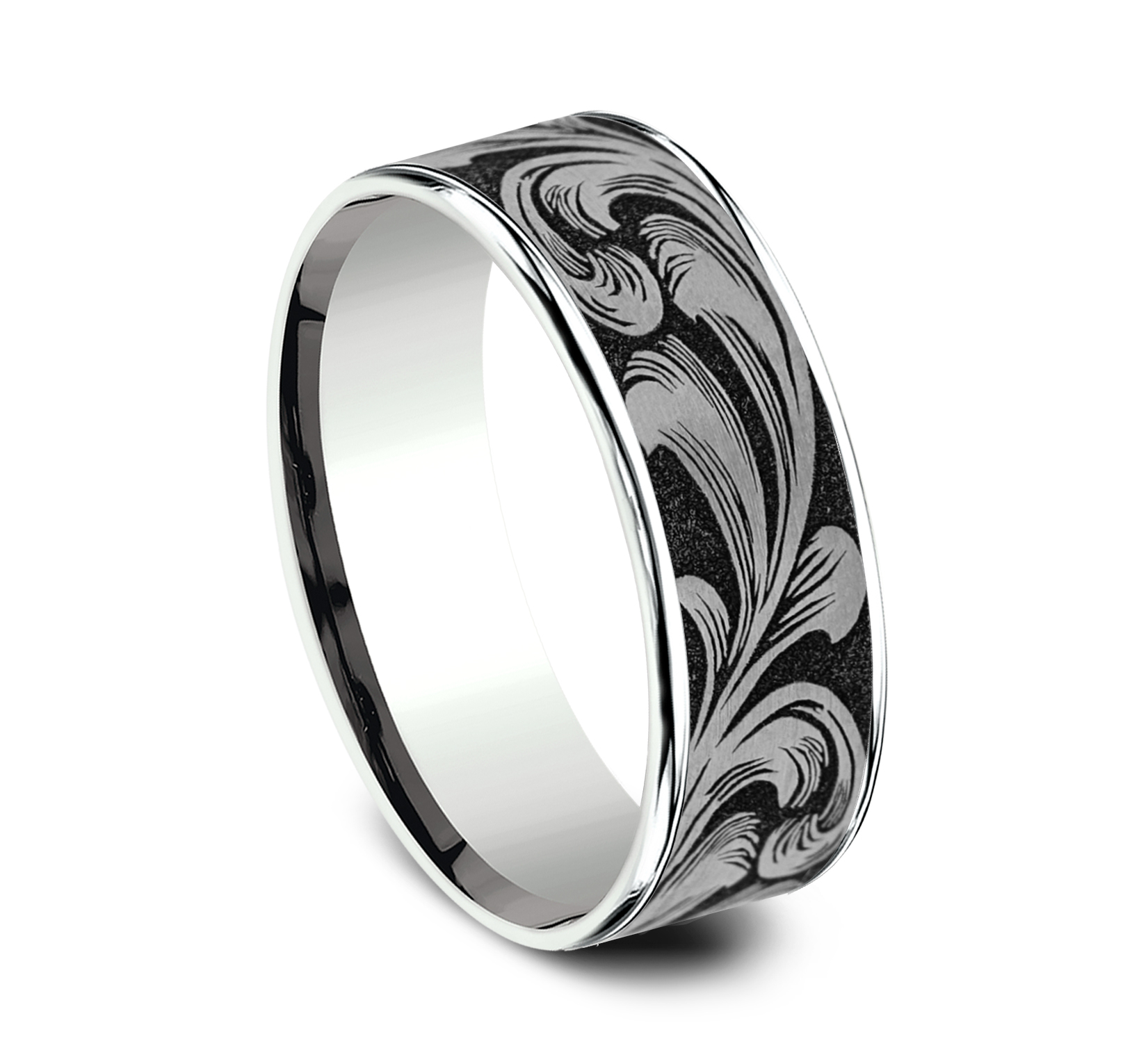 Ironflow Engraved Comfort-Fit Band (6.5mm)