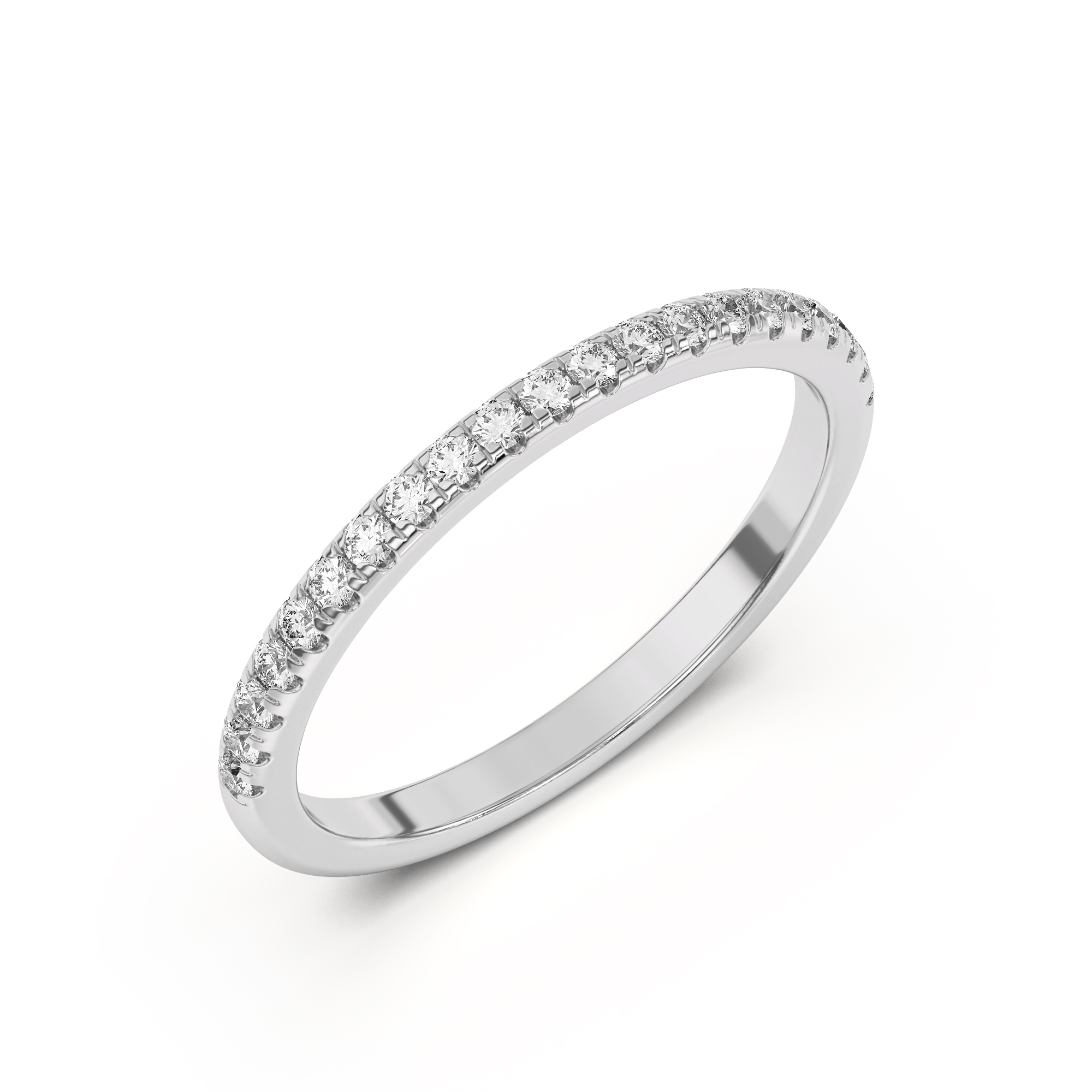 Marian Classic Pave Band