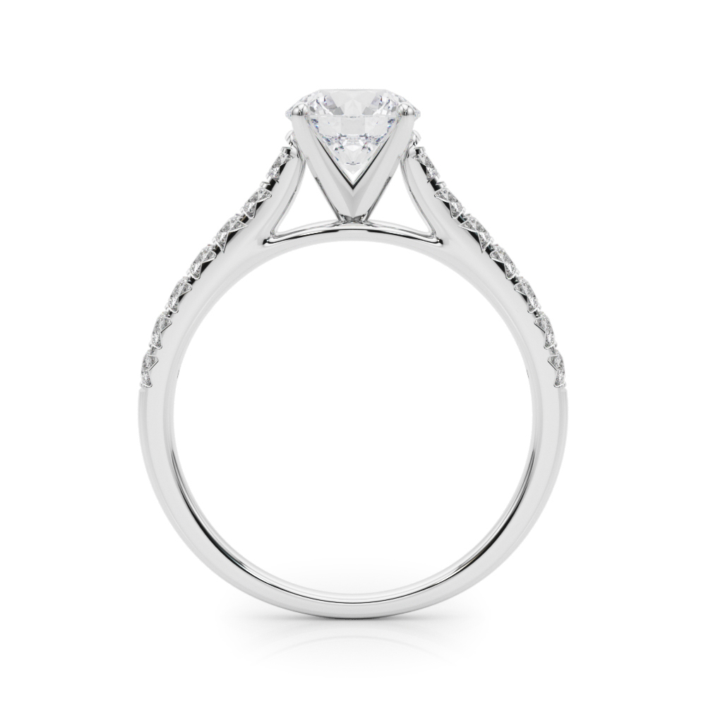 Rhya French Pave Diamond Engagement Ring