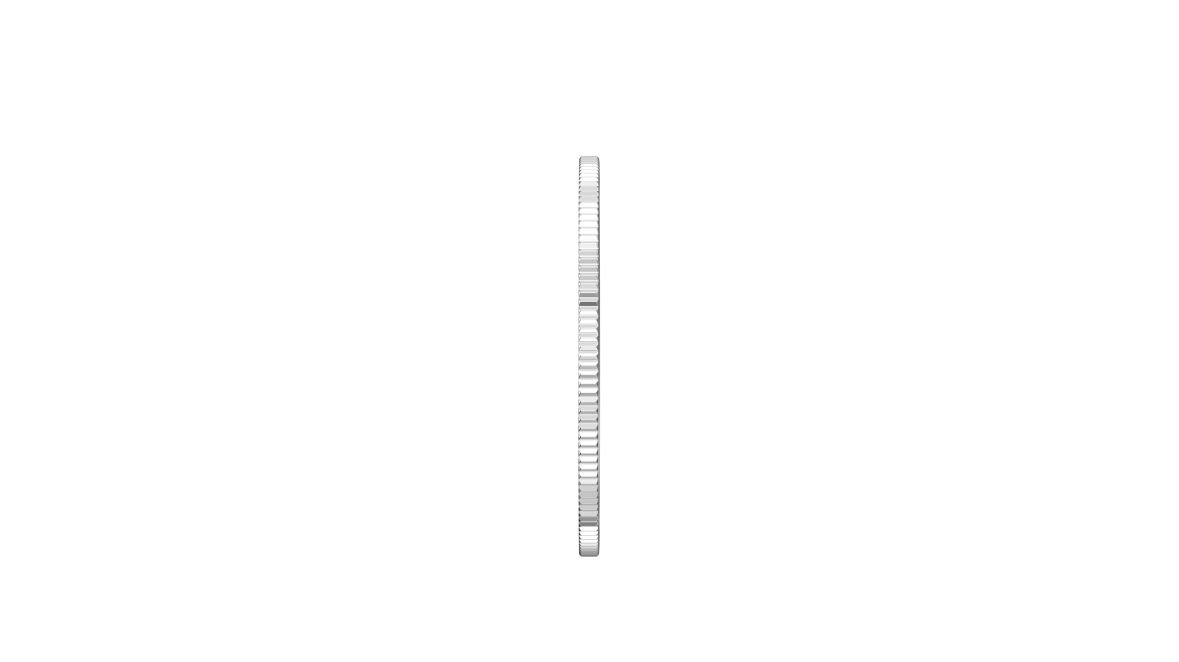 Fluted Stackable Band (1mm)