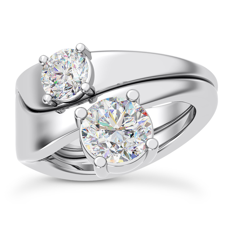 Yang Modern Solitaire Engagement Ring