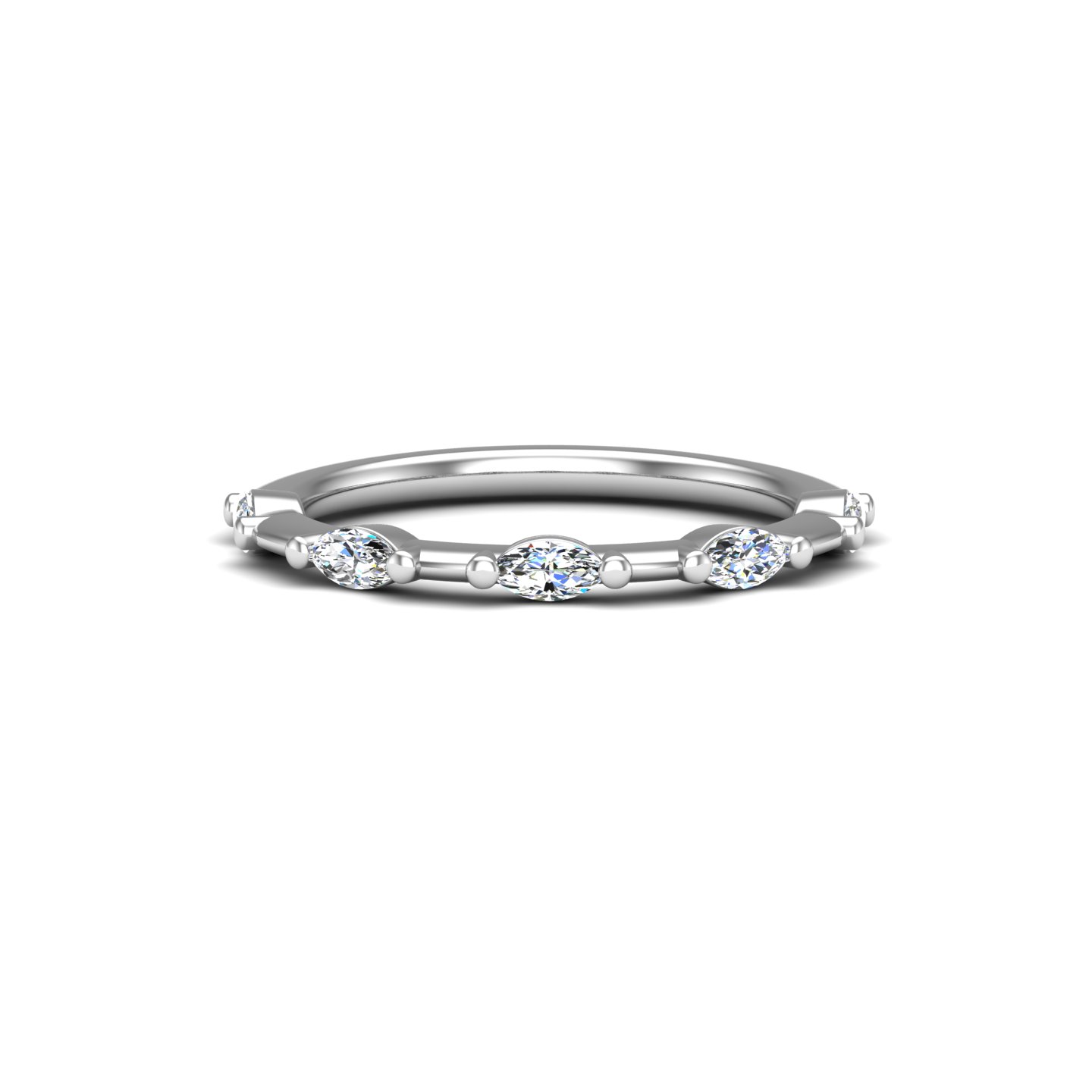 Navy Pave Band