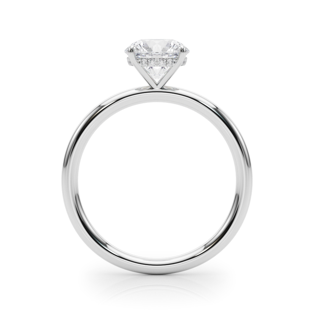 Lisa Hidden Halo Diamond Engagement Ring