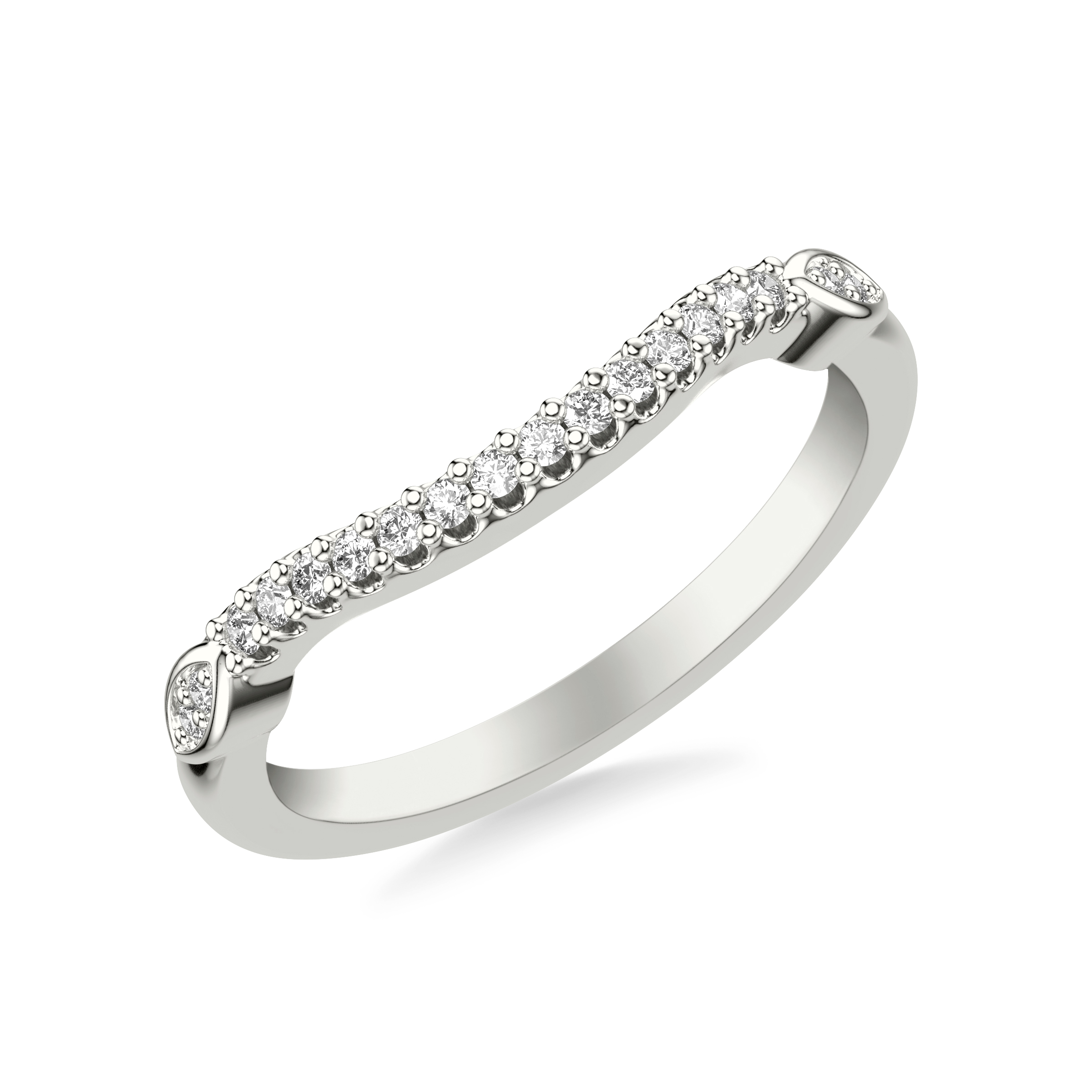 Dolly Diamond Wedding Band