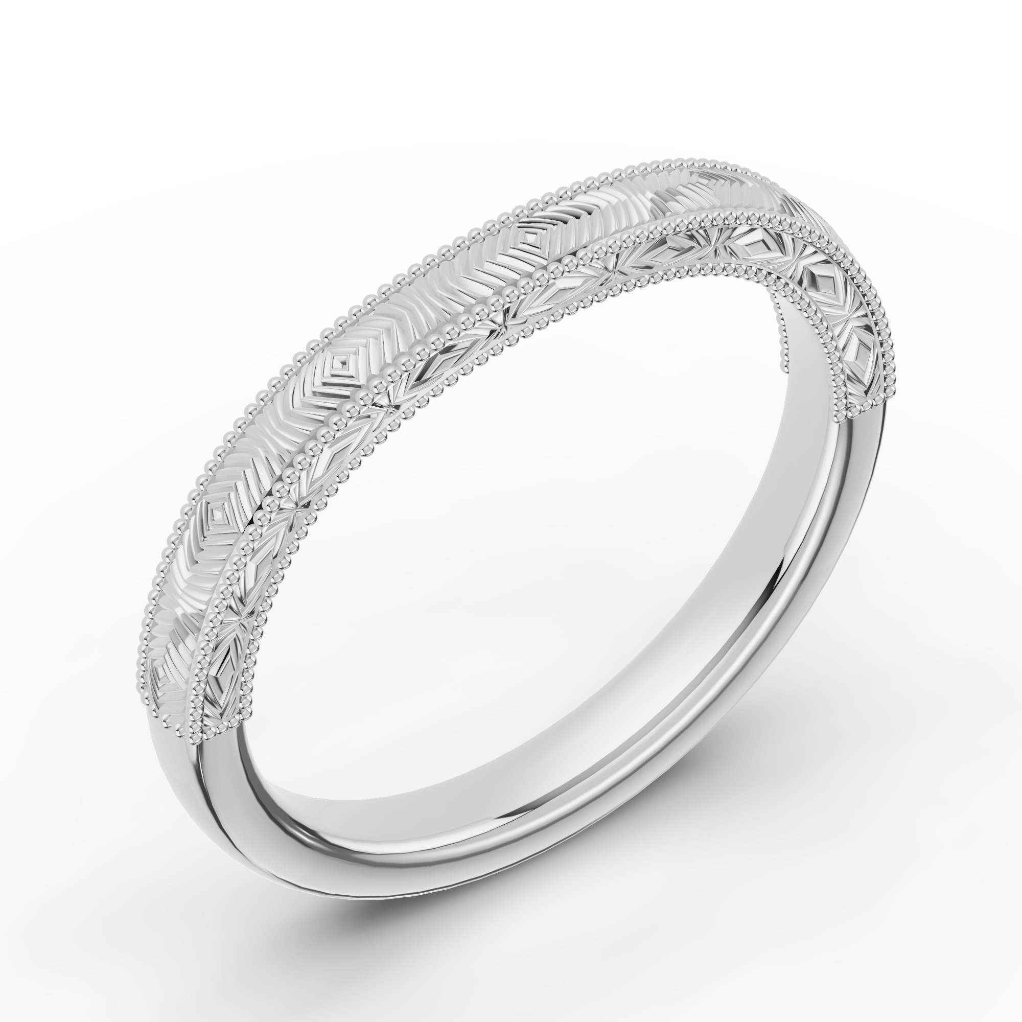 Chantal Engraved Band