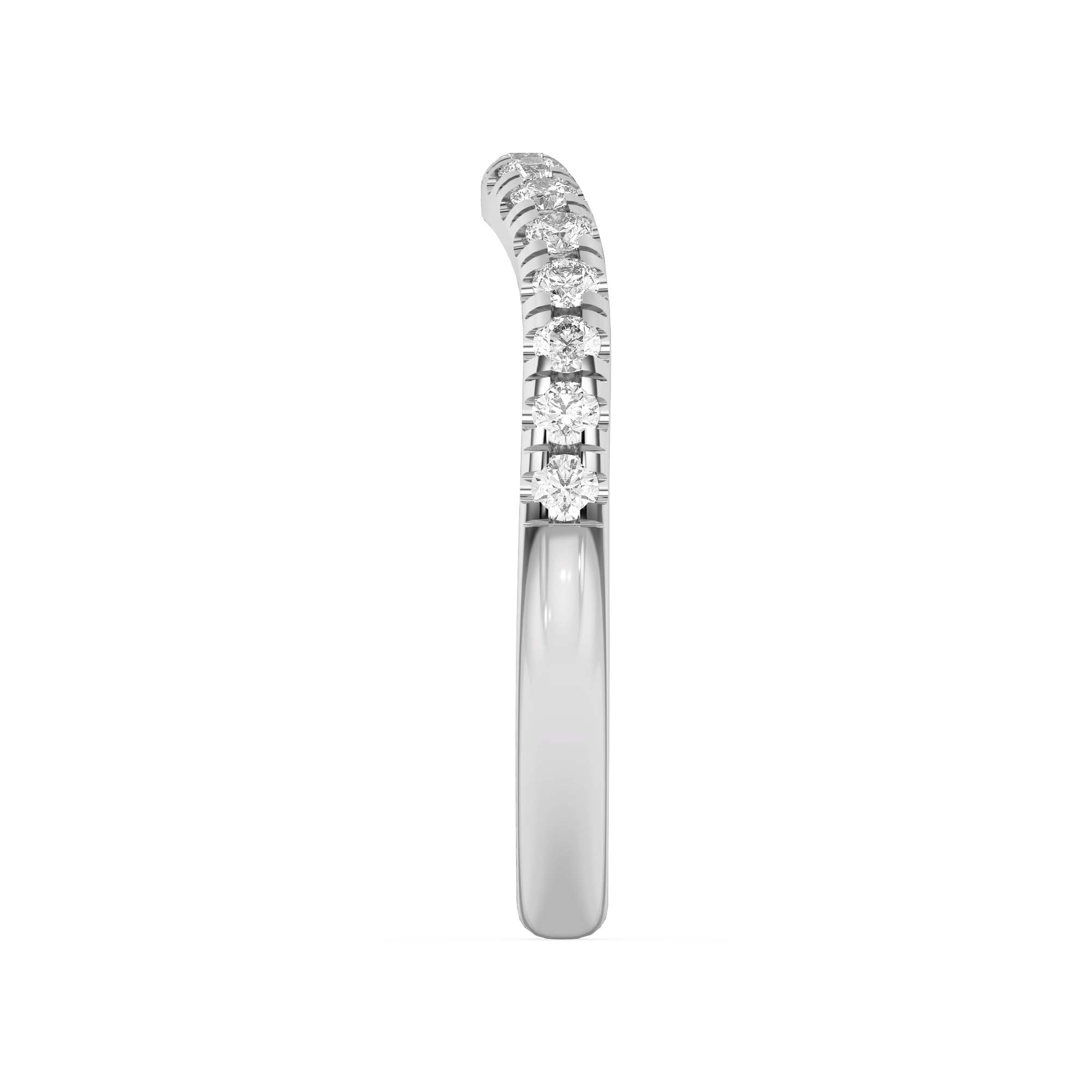 Petalo Pave Curved Band