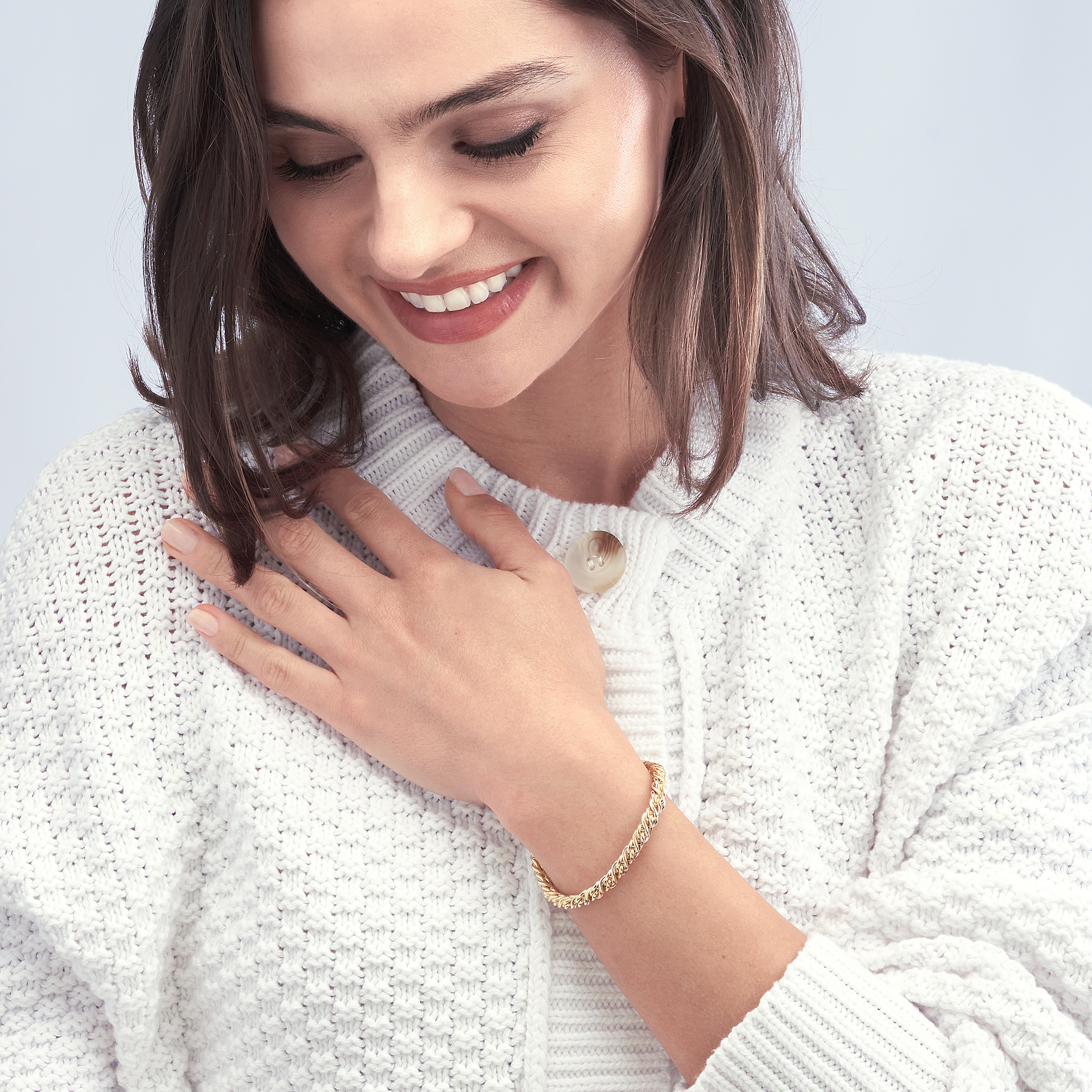 Woven Rope Link Bracelet