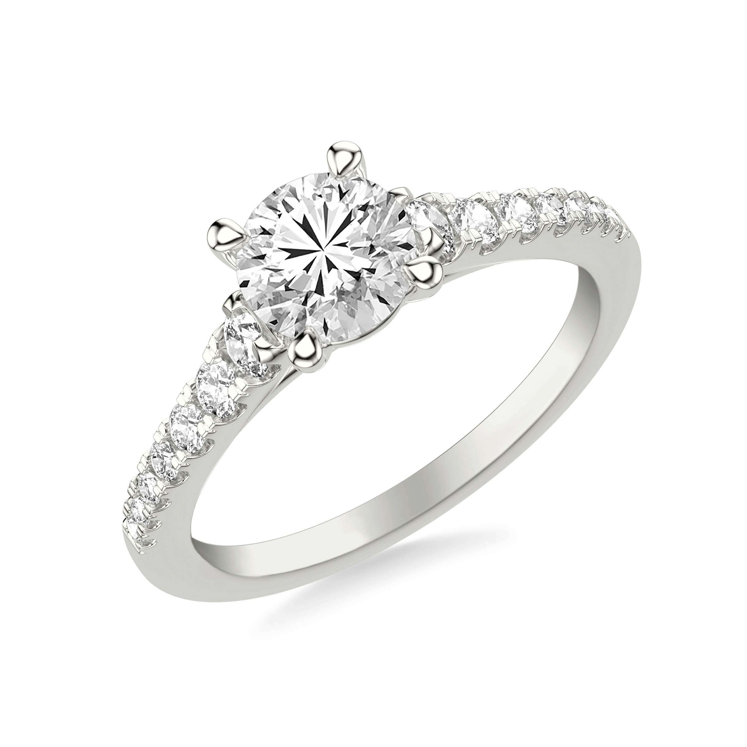 Elina Classic Diamond Engagement Ring