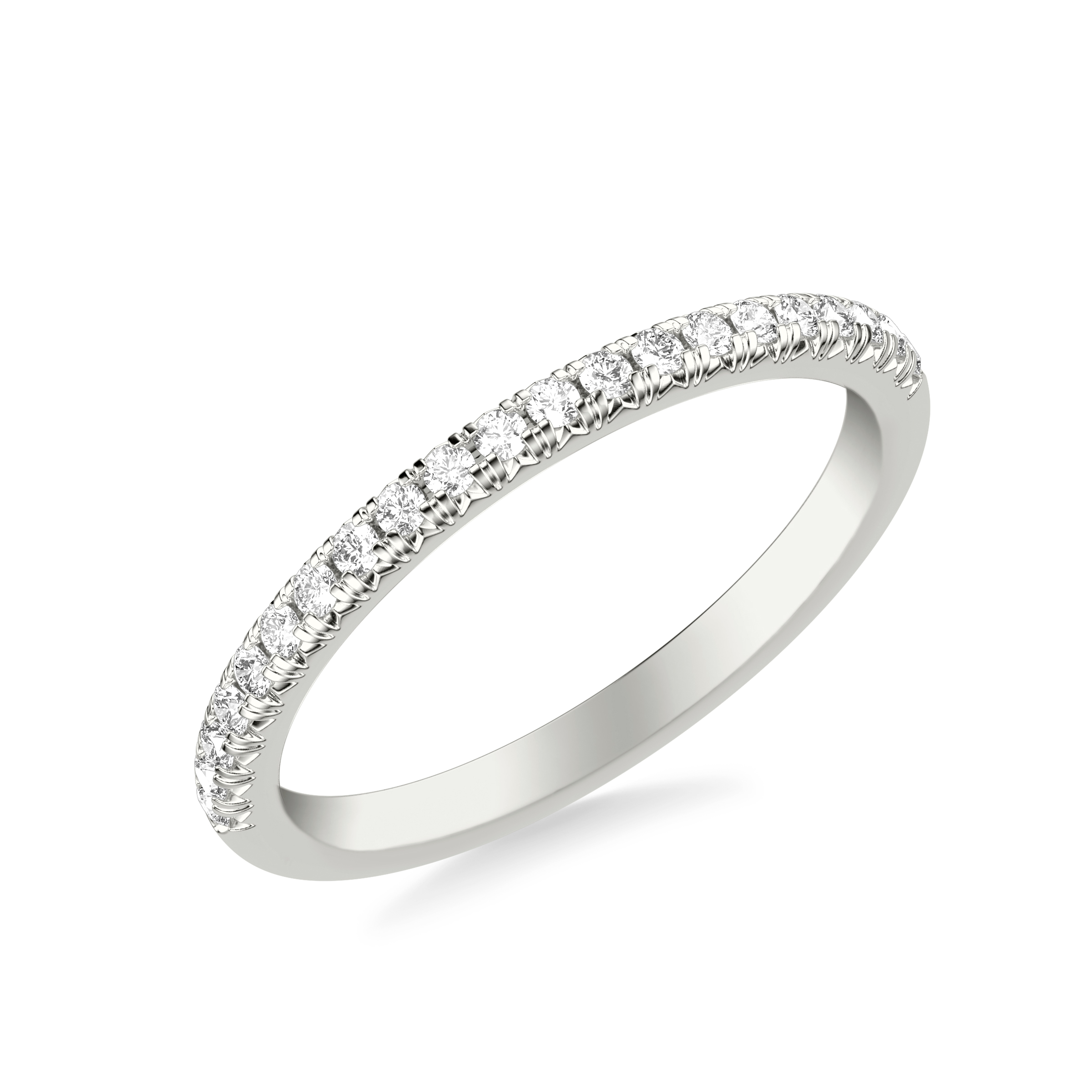 Blanche Pave Diamond Band