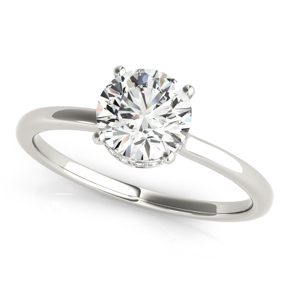 Amelia Hidden Halo Engagement Ring